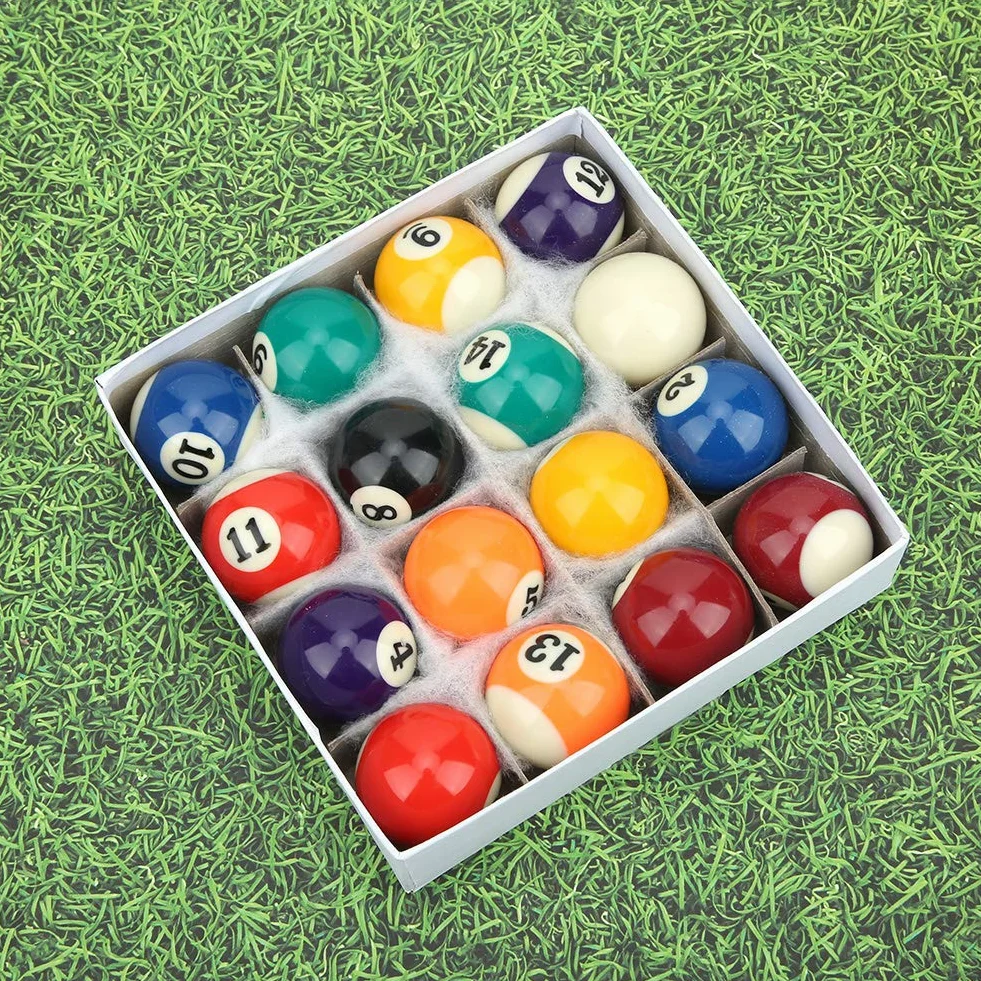 Set Completo di Palle da Biliardo 38mm Mini Palla da Biliardo 16 Pezzi Portatile