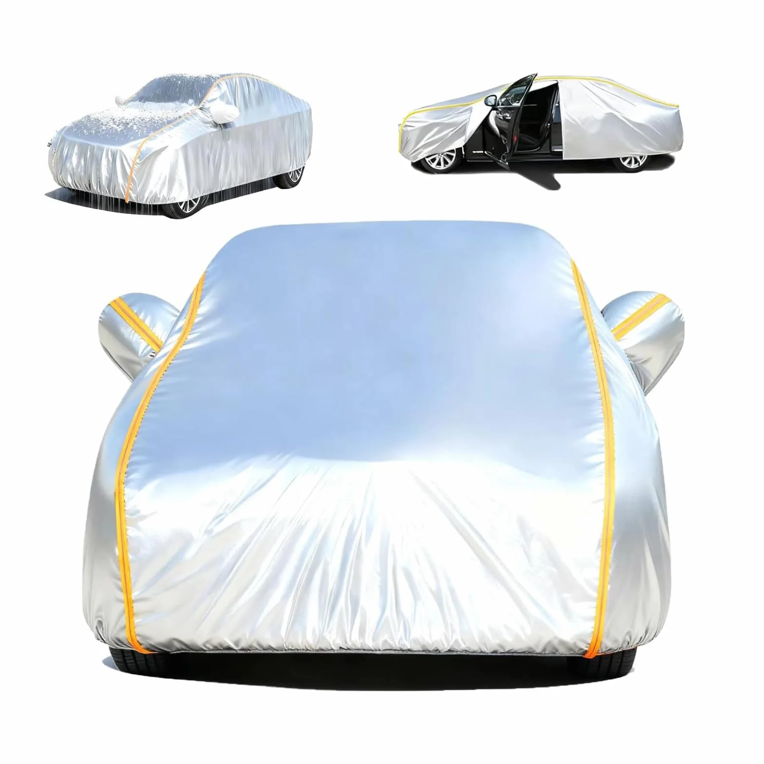 Telo Copriauto per Mercedes Benz Classe E E320L, Telo Copriauto Da Esterno, Copertura Completa Dell'Auto, Anti-Neve Antipolvere Anti-Vento Anti-Uv, Adatto A Tutte Le Stagioni zw0320