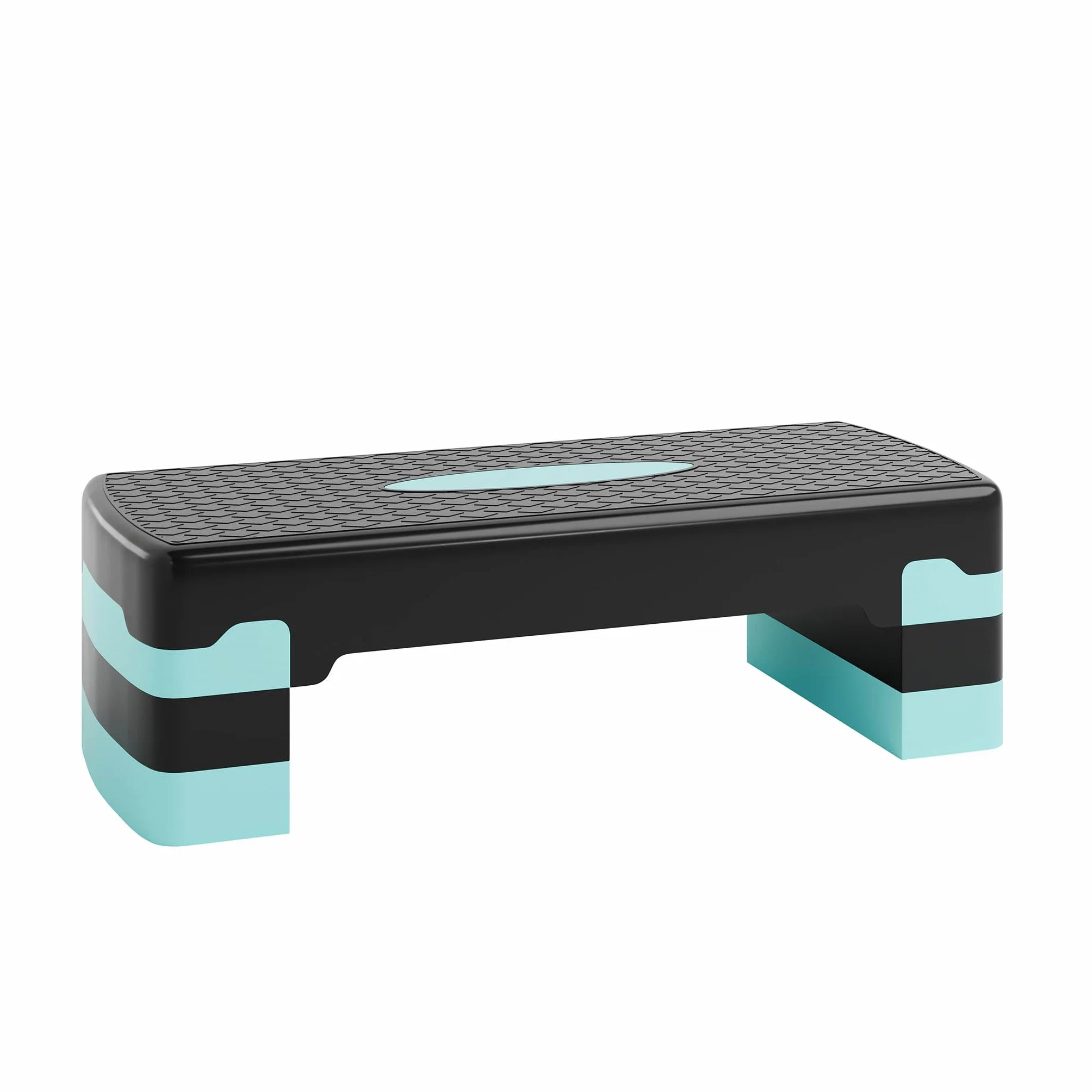 Ultrasport Step Fitness Aerobica Stepper Casa Antiscivolo Regolabile 3 Altezze Stepboard 68x28 cm Blu