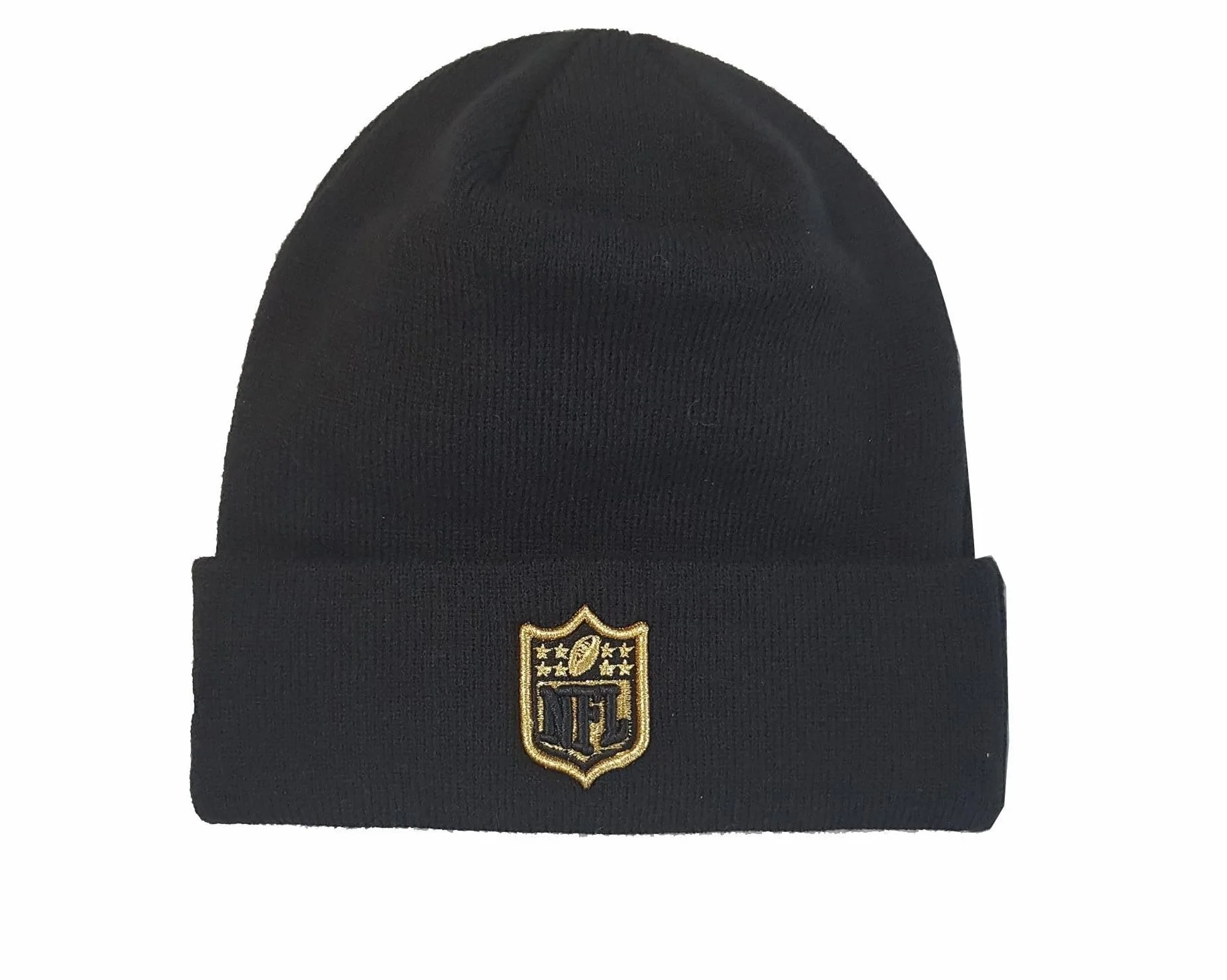 New Era NFL Berretto Cappello Invernale Football Americano Logo Nero