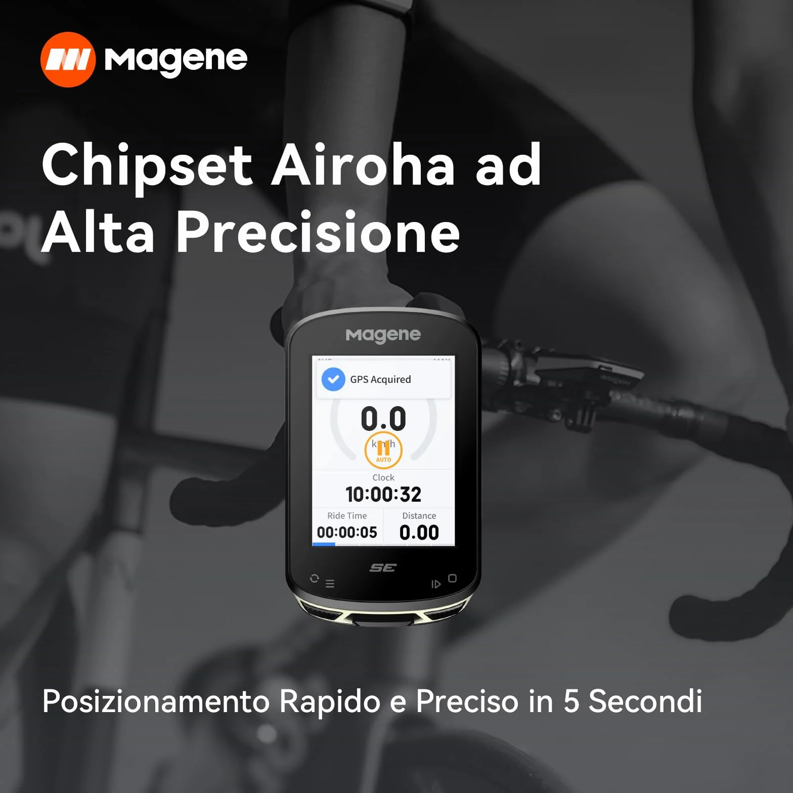 Magene C506SE GPS Ciclocomputer 2,4" a Colori Navigazione Pista Impermeabile Bluetooth WiFi