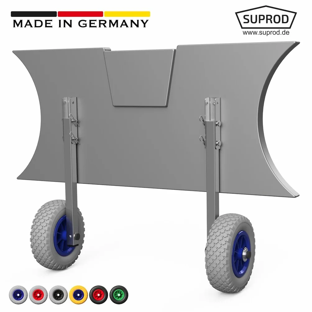SUPROD ET200 Pieghevole Gommoni Trasporto Ruote Poppa Acciaio Inox