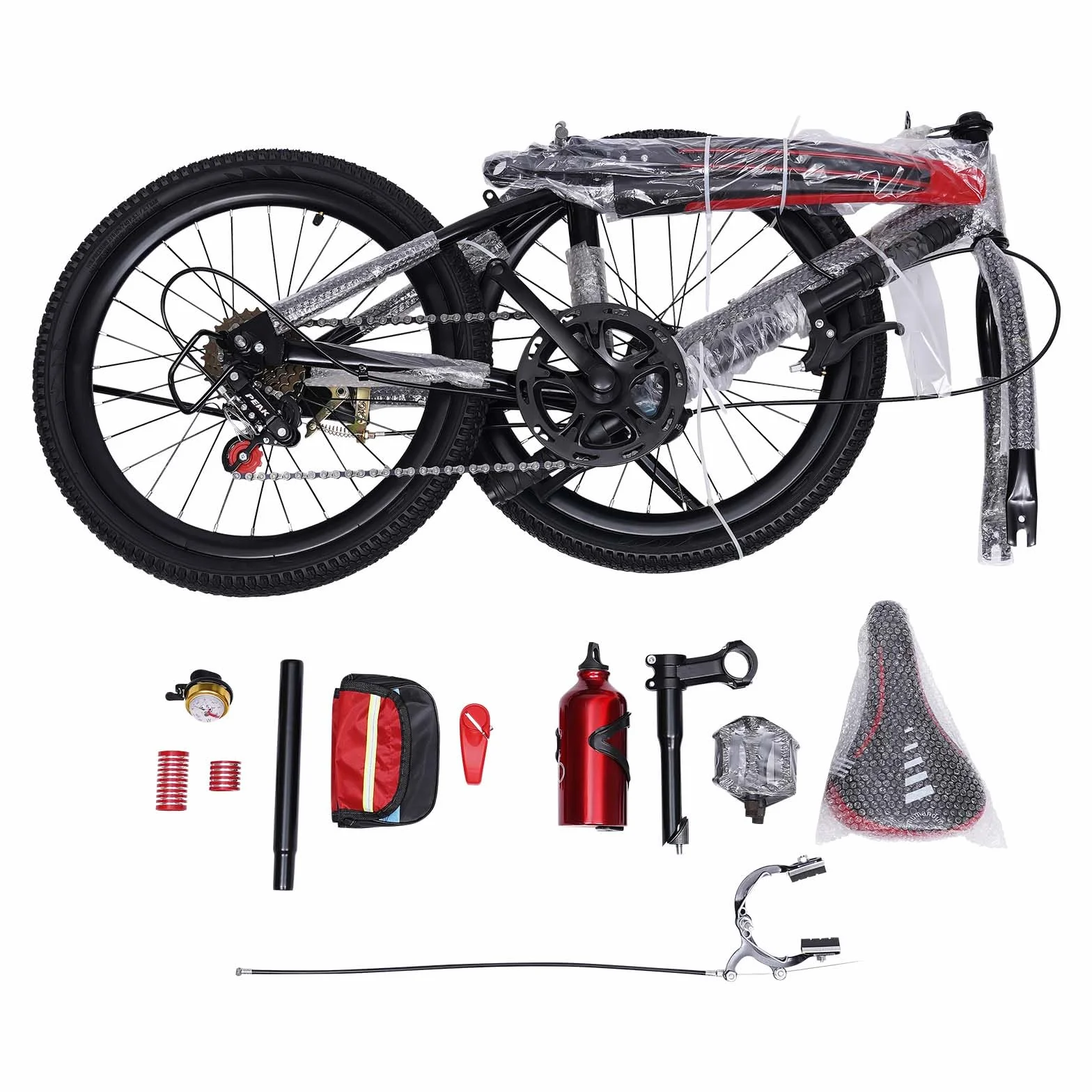 Bicicletta per bambini da 20 pollici 7 marce mountain bike altezza regolabile