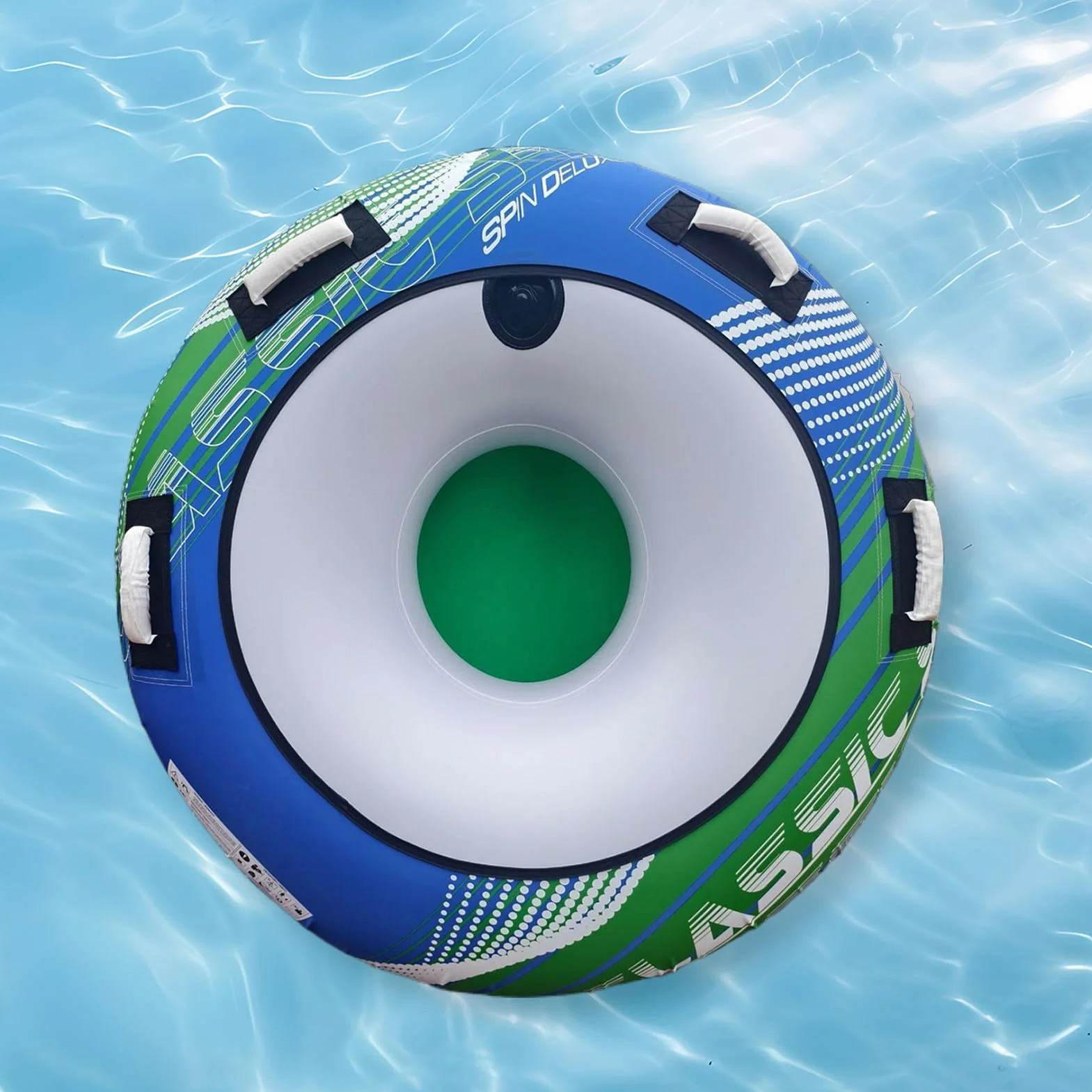 Gommoni da Traino Tubi Nautici Zattera Gonfiabile Sci Nautico Alta Resistenza Rafting Spiaggia Nuoto Wakeboard Sport Acquatici