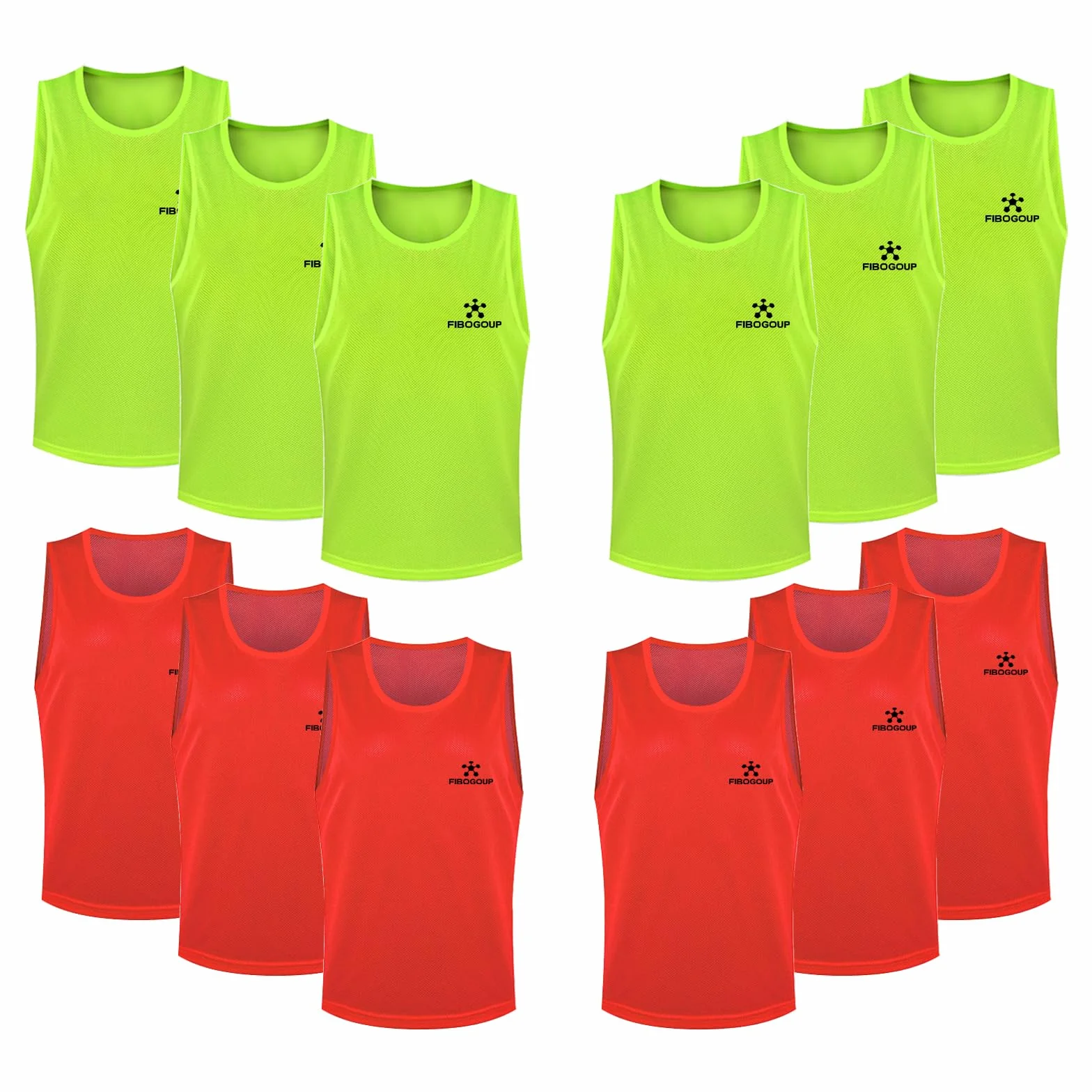 Pettorine per allenamento a squadre calcio basket gilet traspirante Taglie M-XL 115-180+