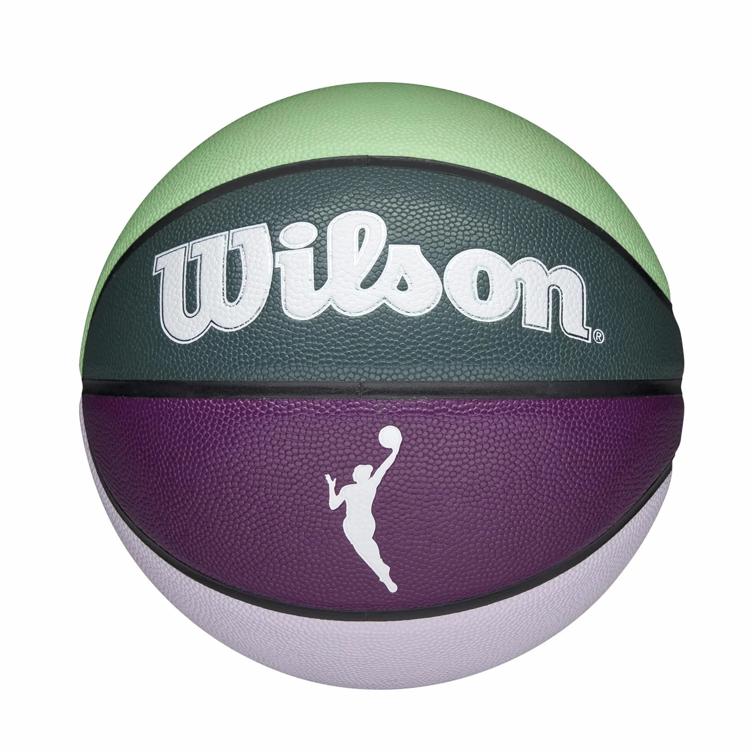 Wilson Pallone da Basket WNBA Heir Wow Pure Feel Viola Turchese Misura 6