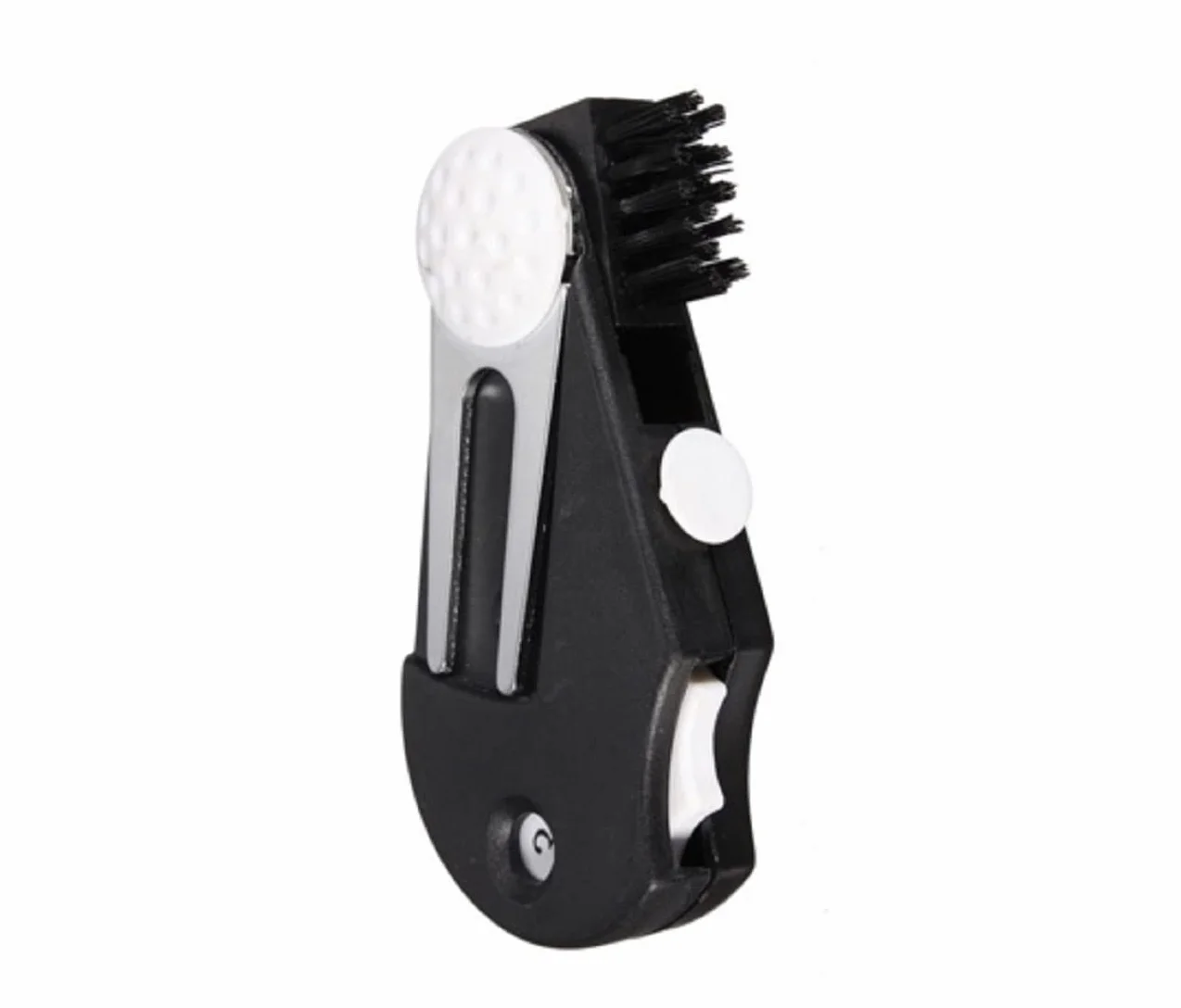 Tasca Golf Strumento Multi-Funzionale 5 in 1 Kit - alza Pitch, forcelle, penello, Clip, contatore, Ball Marker