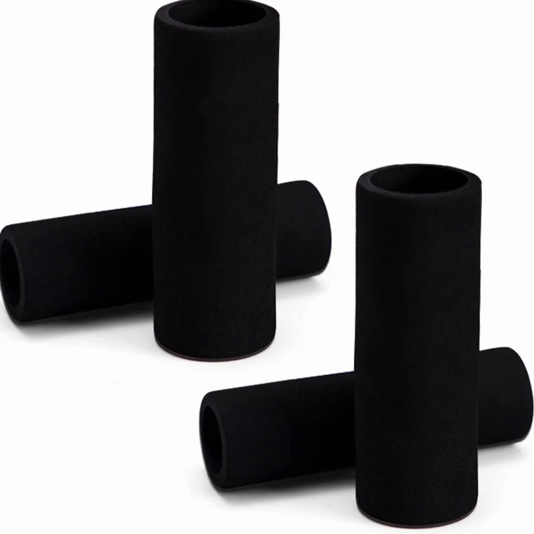 4 Pezzi Copre Grips, Manopole Manubrio Moto Manopole in Schiuma Maniglia di estremità Barra Antiscivolo Maniglia Manubrio Comfort Moto Adattabile Antiscivolo Accessorio Morbido