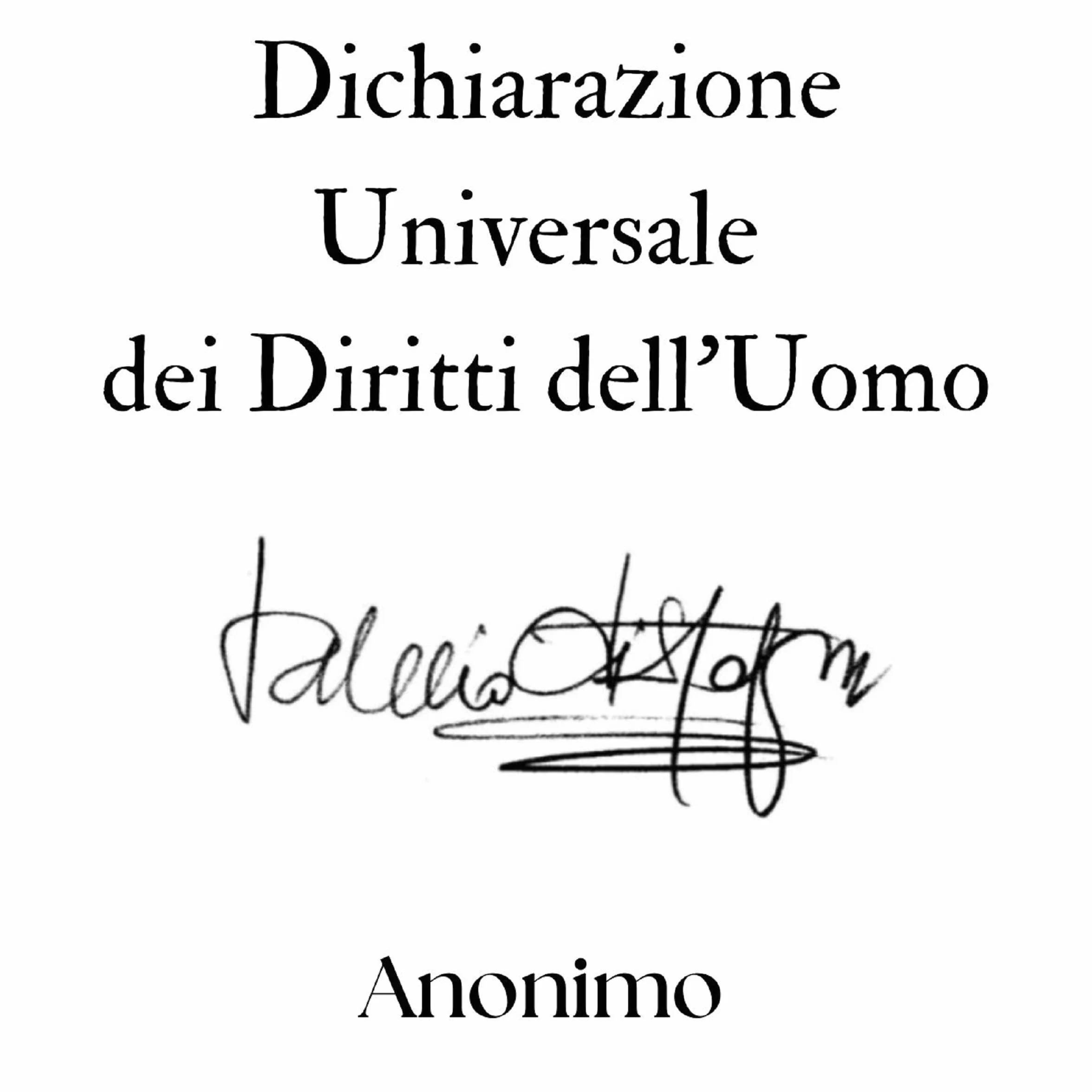 Dichiarazione Universale dei Diritti dell'Uomo