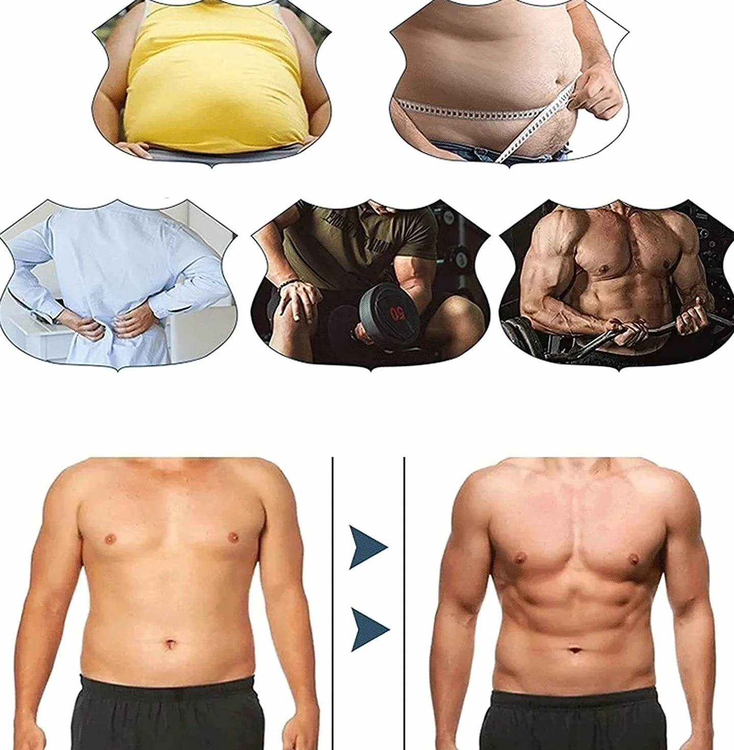 Canotta Dimagrante Uomo Maglia Sauna Sudare Snellente Polimero Sportivo Gilet Modellante Fitness Manica Corta T Shirt Palestra Body Shaper