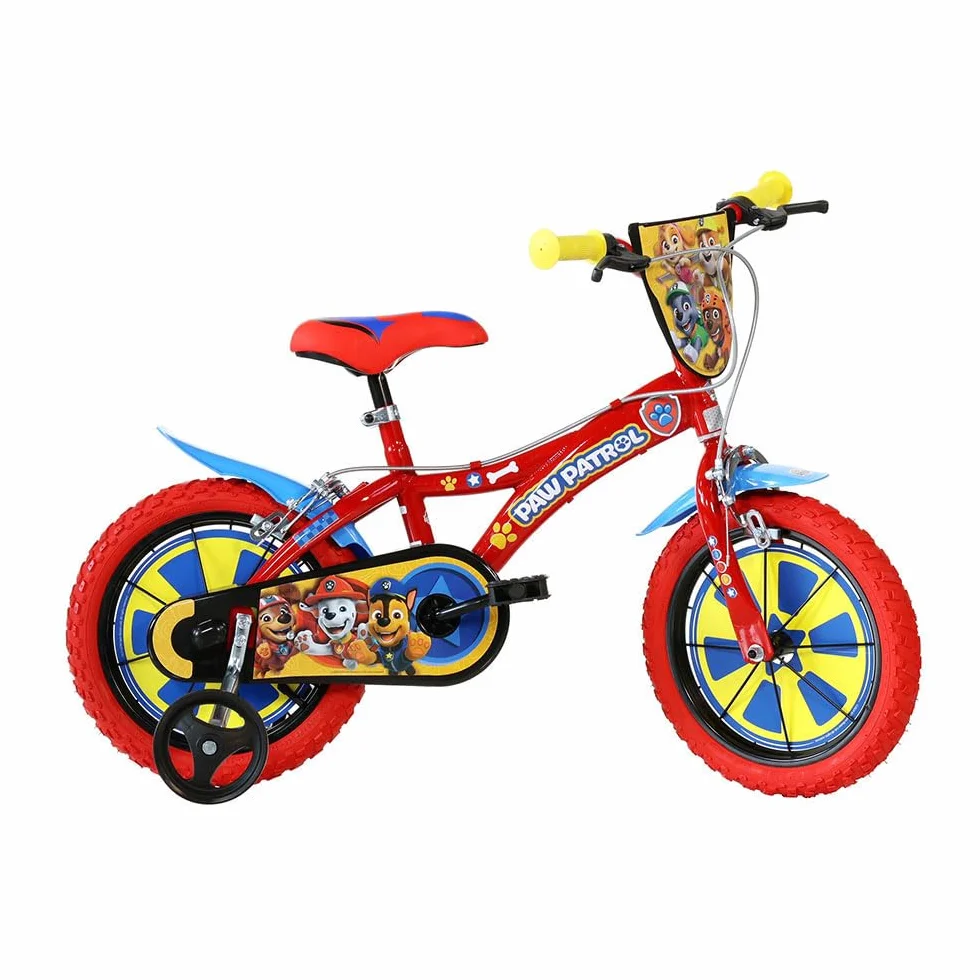 Paw Patrol Dino Bikes Bicicletta Bambino 14 Pollici