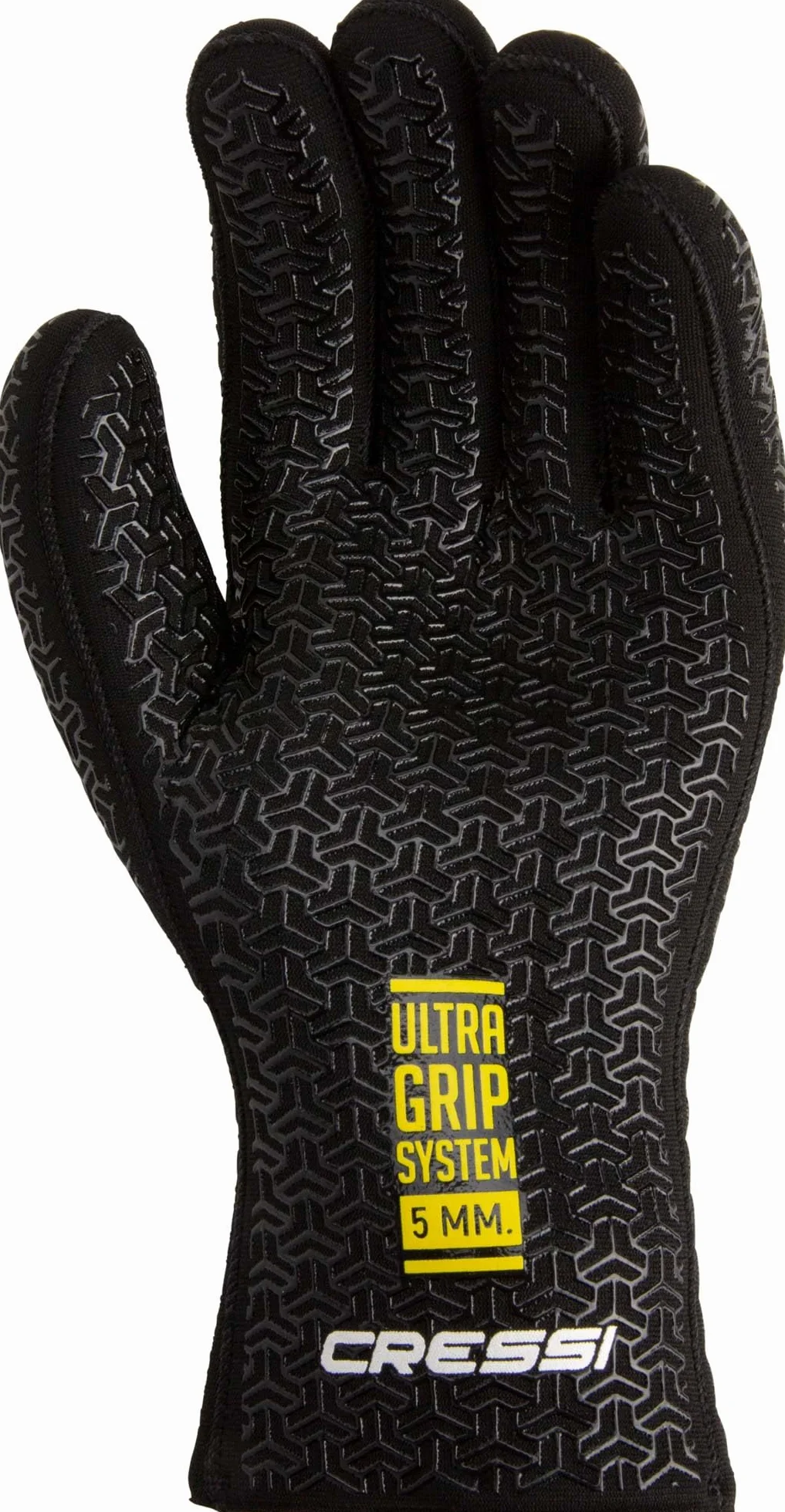 CRESSI Jutland Gloves 5mm - Guanti per Immersione in Neoprene Nero 5mm Ultra Grip System, Adulto Unisex
