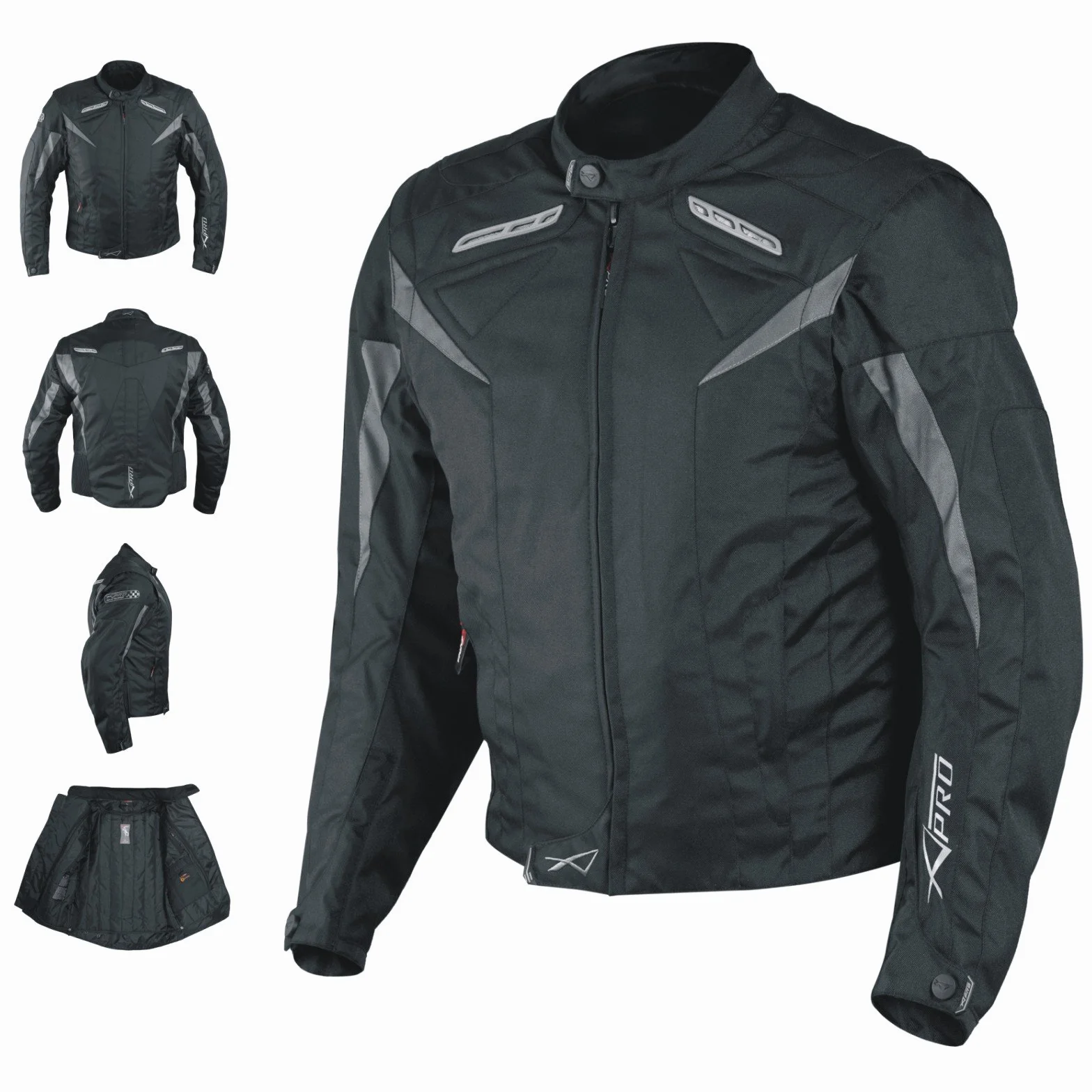 Moto CE Protezioni Tessile Giacca Giacca Manica Smontabile Gilet Termico