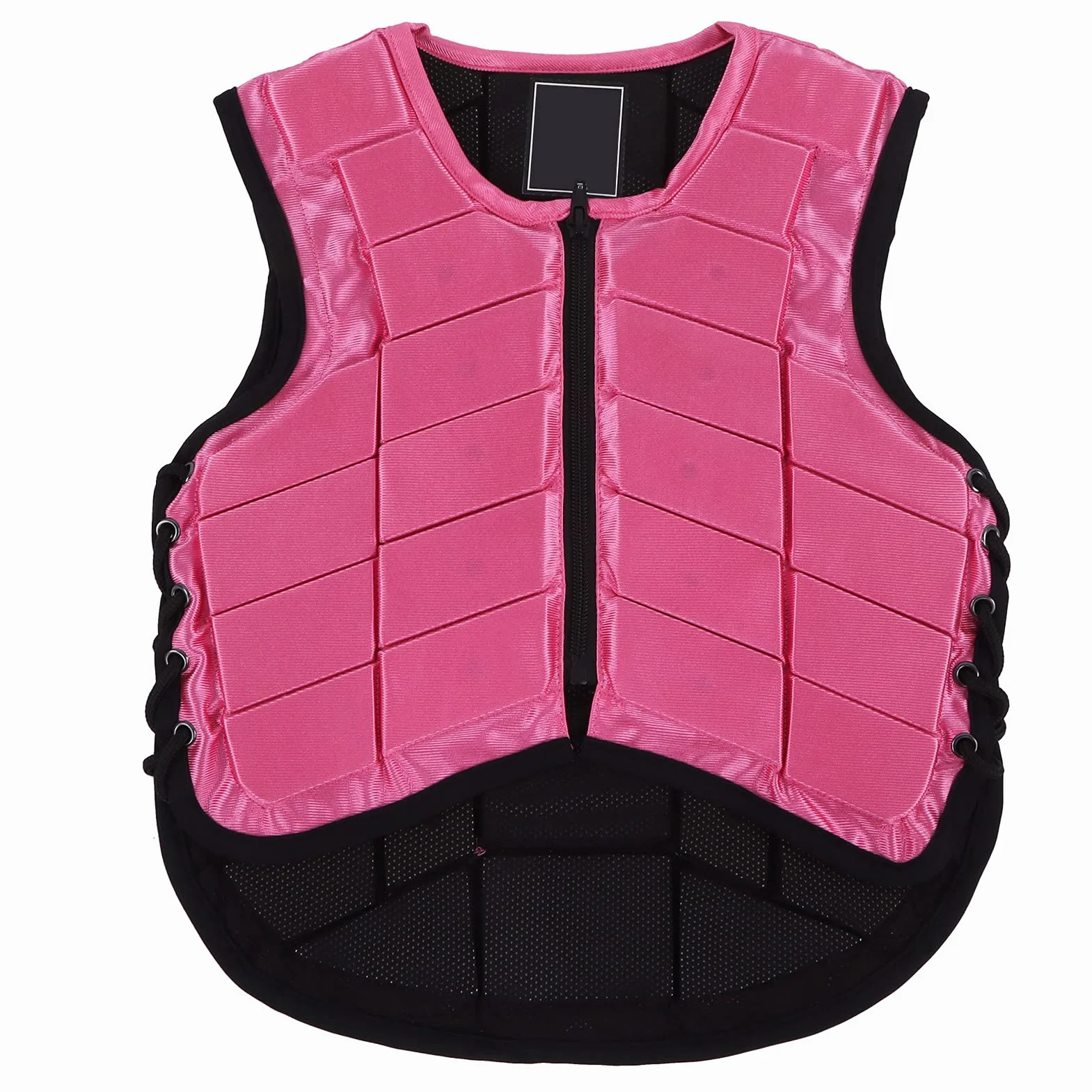 Giubbotto protettivo per bambini con imbottitura in schiuma, per equitazione, colore rosa