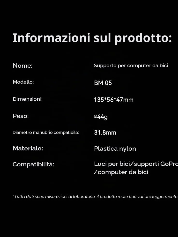 GEOID Supporto Computer da Bici Montatura Anteriore Compatibile Garmin Wahoo Bryton Magene Cycplus CooSpo XOSS GoPro