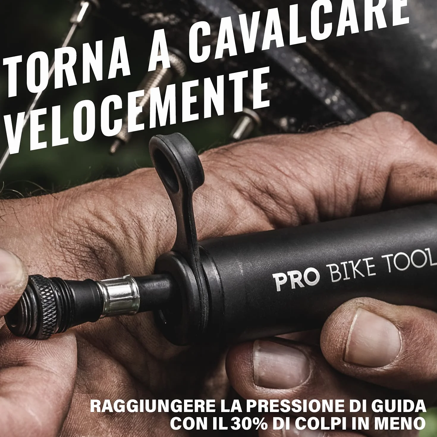 Pro Bike Tool Mini pompa per bicicletta 20 bar Compatibile Presta Schrader