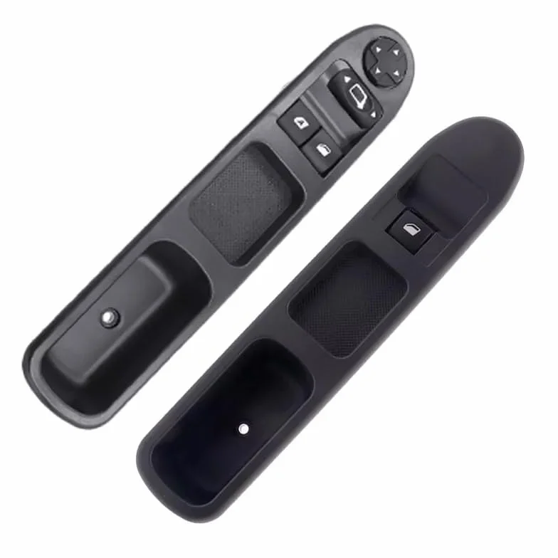 2 pezzi Interruttore alzacristalli elettrico per auto, pulsante alzacristalli lato passeggero e conducente, Peugeot 207, C3 Picasso 2009 - ... Codice articolo 6554QC 6490HQ
