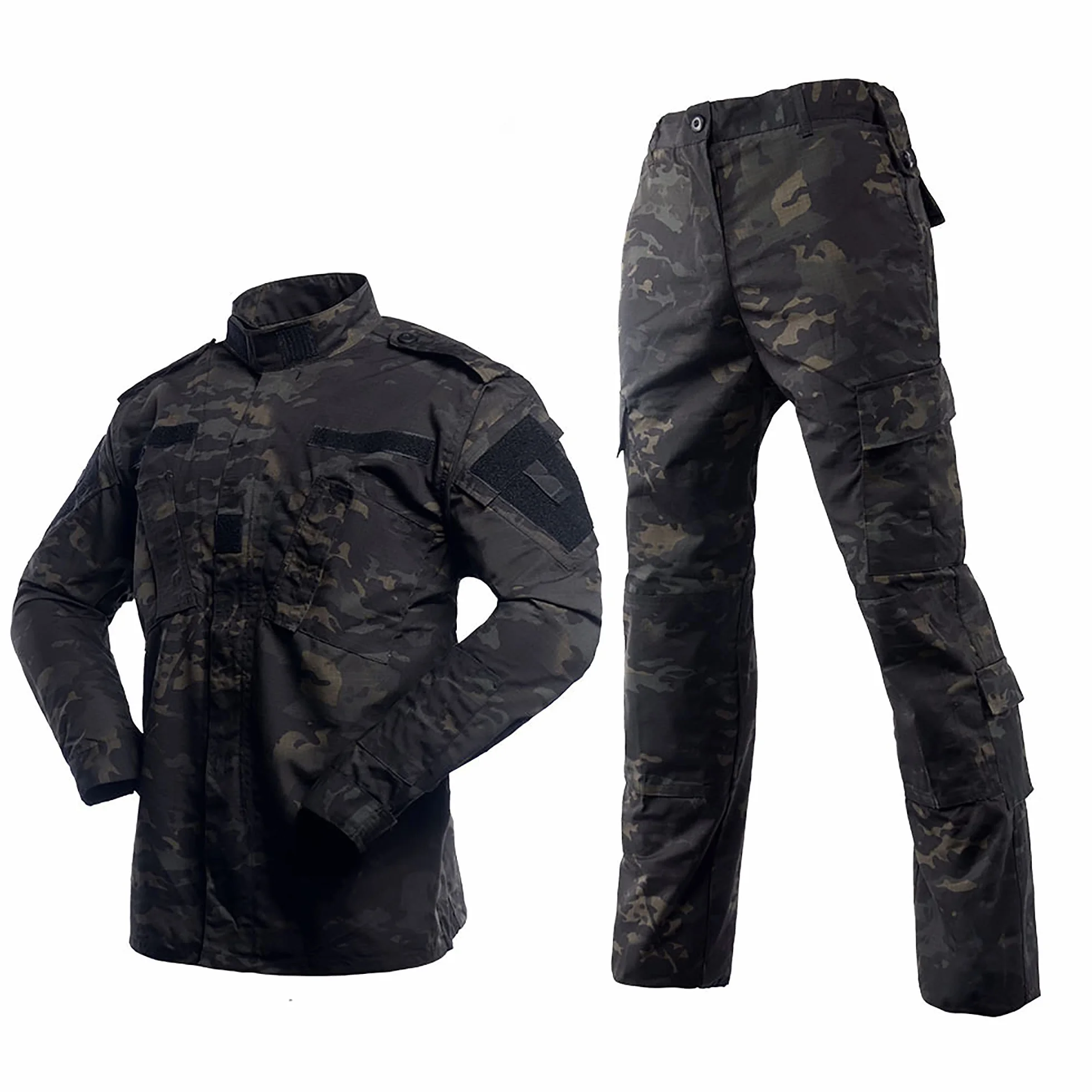 Paintball Airsoft Tactical Suit Men BDU Uniform Jacket Camo Shirt & Pants con Cintura