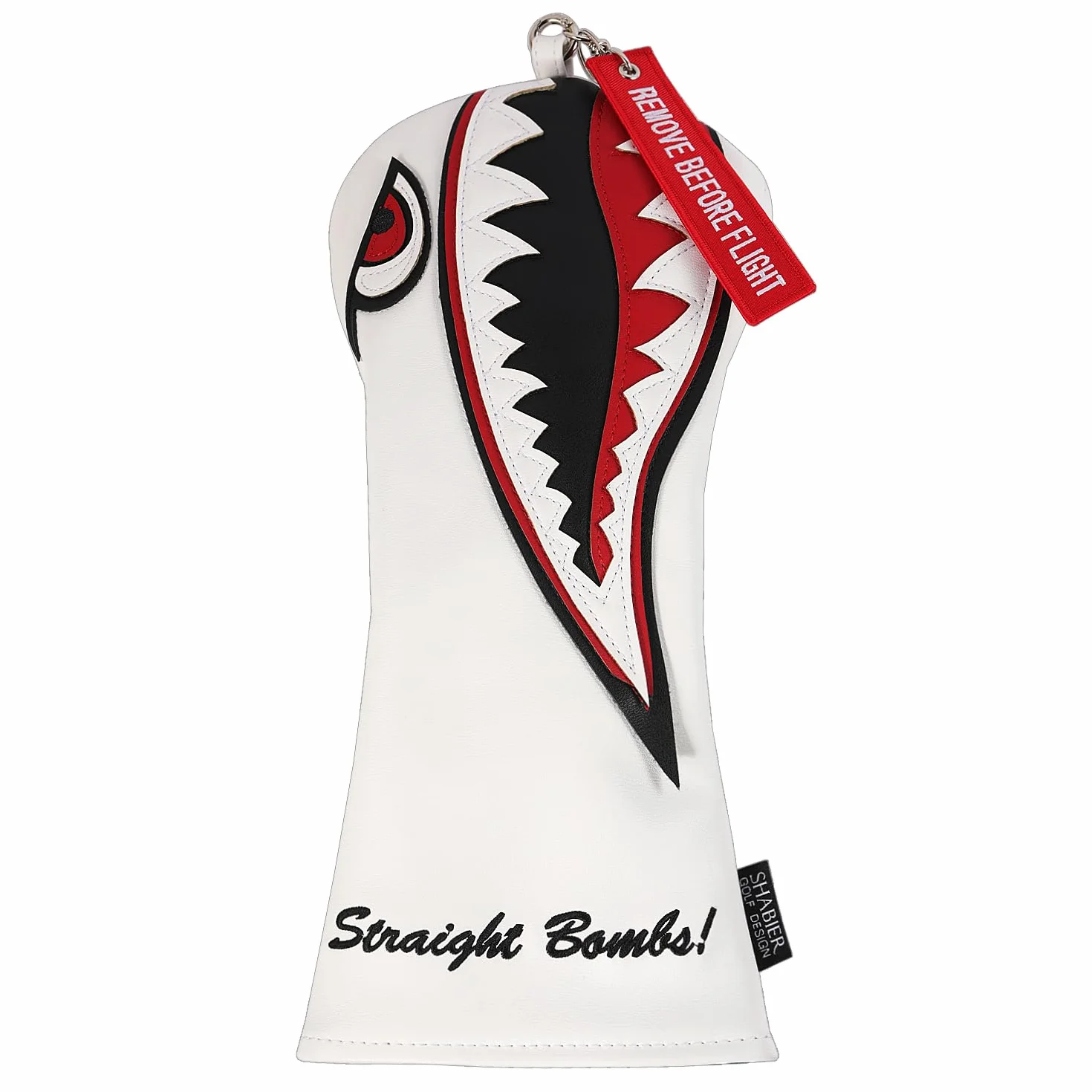 New War Shark Flying Tiger Warshark Golf Driver Headcover per Taylormade M3 M4 M5 M6 SIM Golf Club disponibile per driver dimensioni legno misura salvataggio