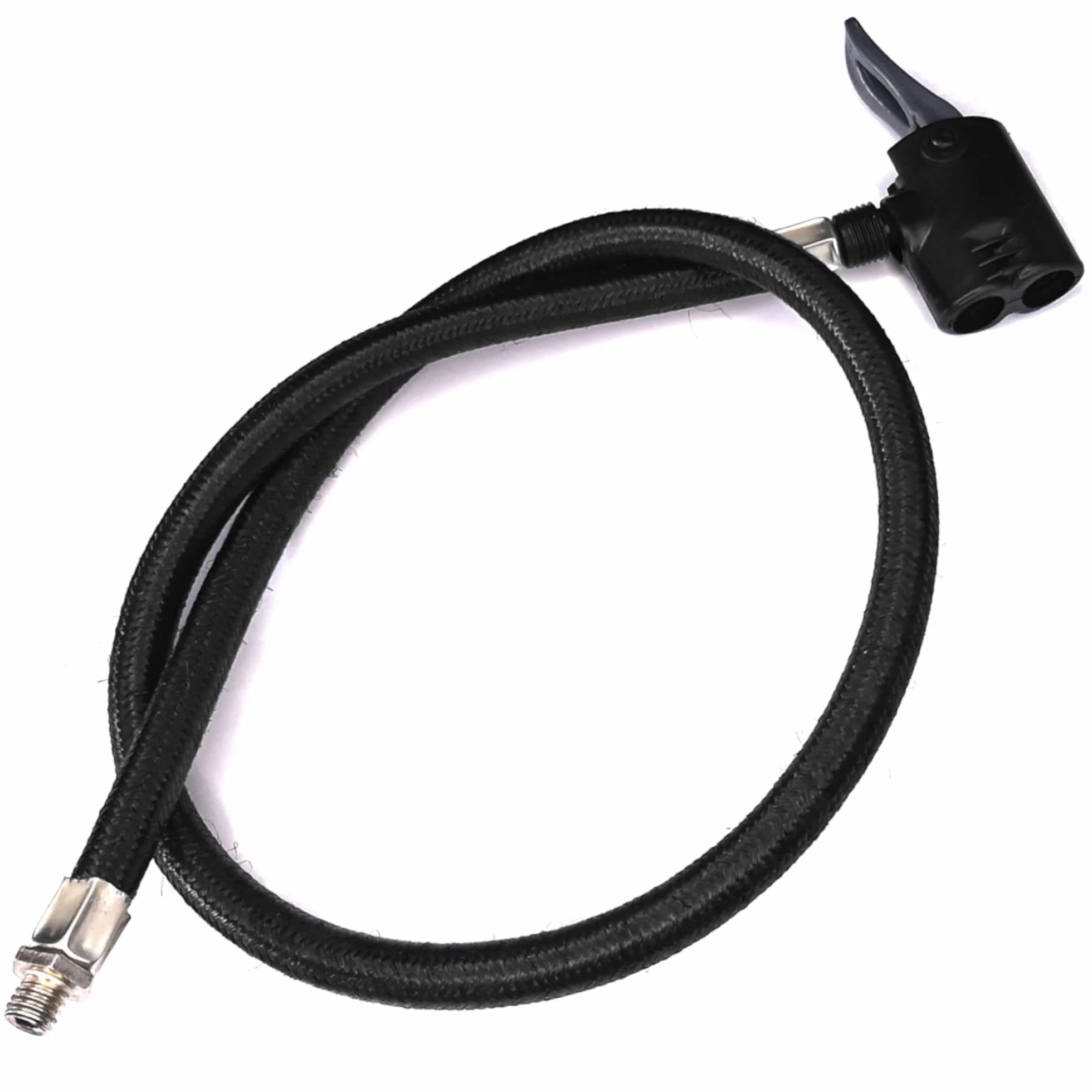 Pompa do Bicicleta Testa Tubo Flessibile Valvola Presta Schrader MTB