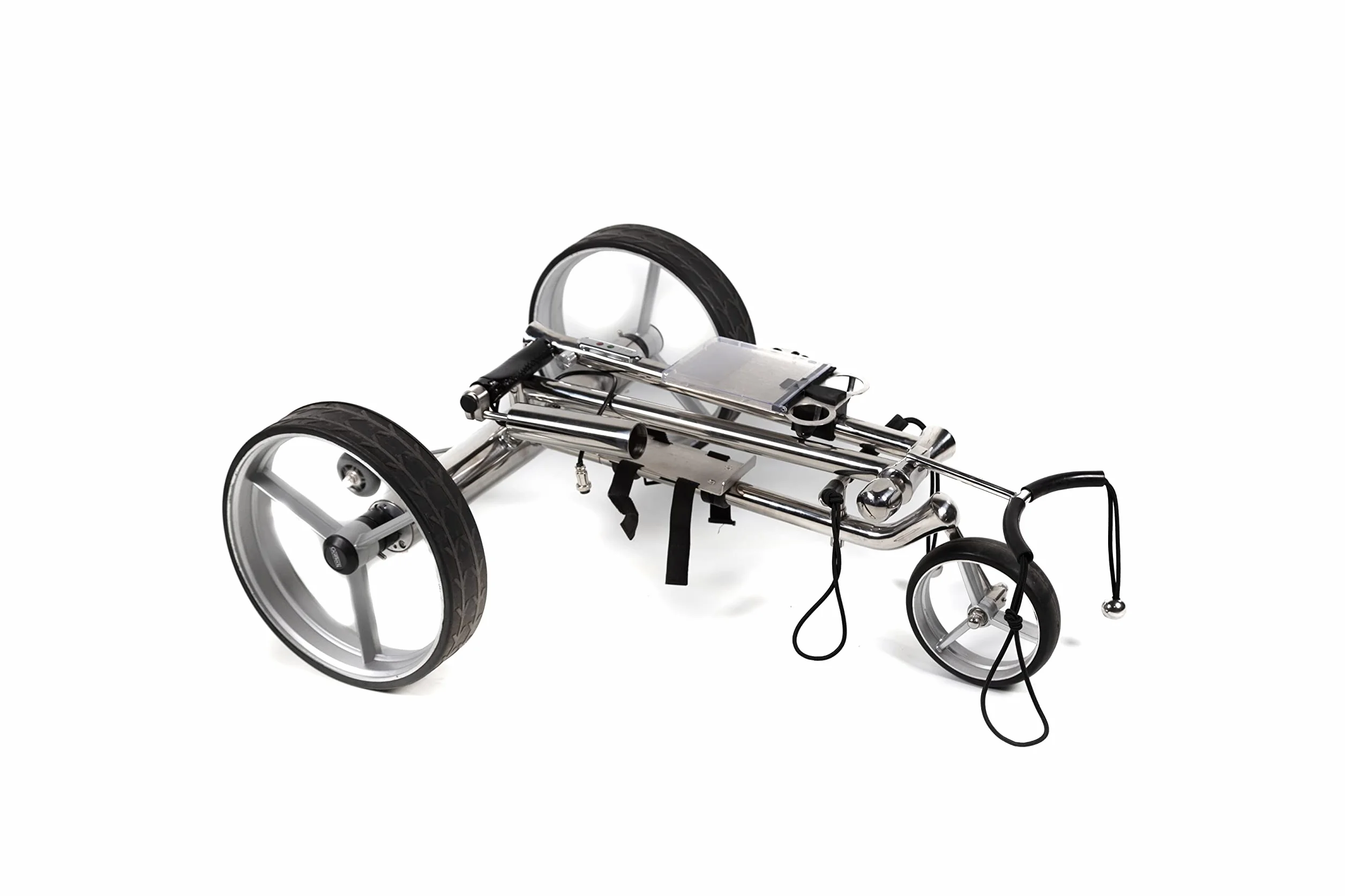 Carrello da Golf Elettrico in Acciaio Inox con Telecomando GT-FR 12 Accessori