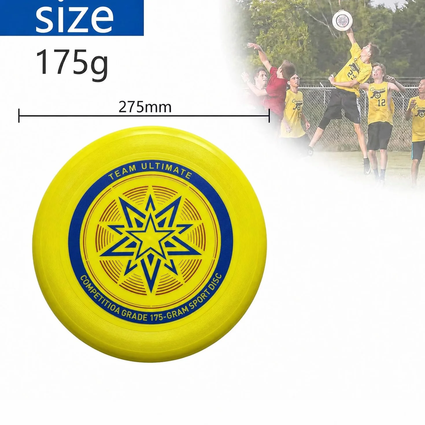 Frisbee 175g Professional Disc Ultimate Competition Funsport