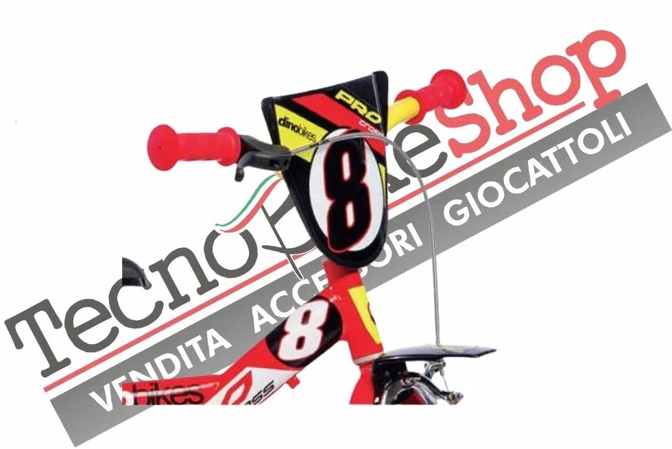 Bicicletta Dino Bikes Pro Cross Serie 23 per Bambino 12"-16" Taglia