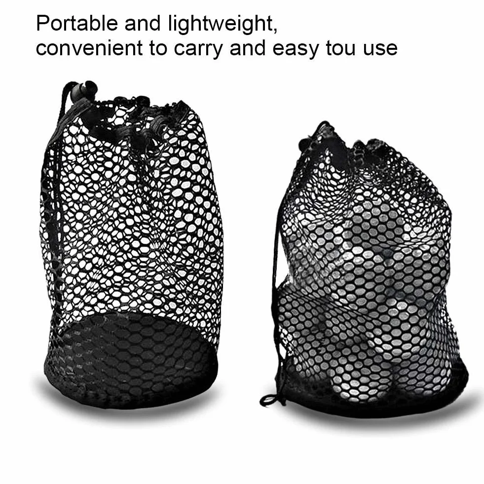 Borsa a Maglia Reti di Pallina da Golf, Cordoncino di Nylon, Accessori Golf Poke(25)