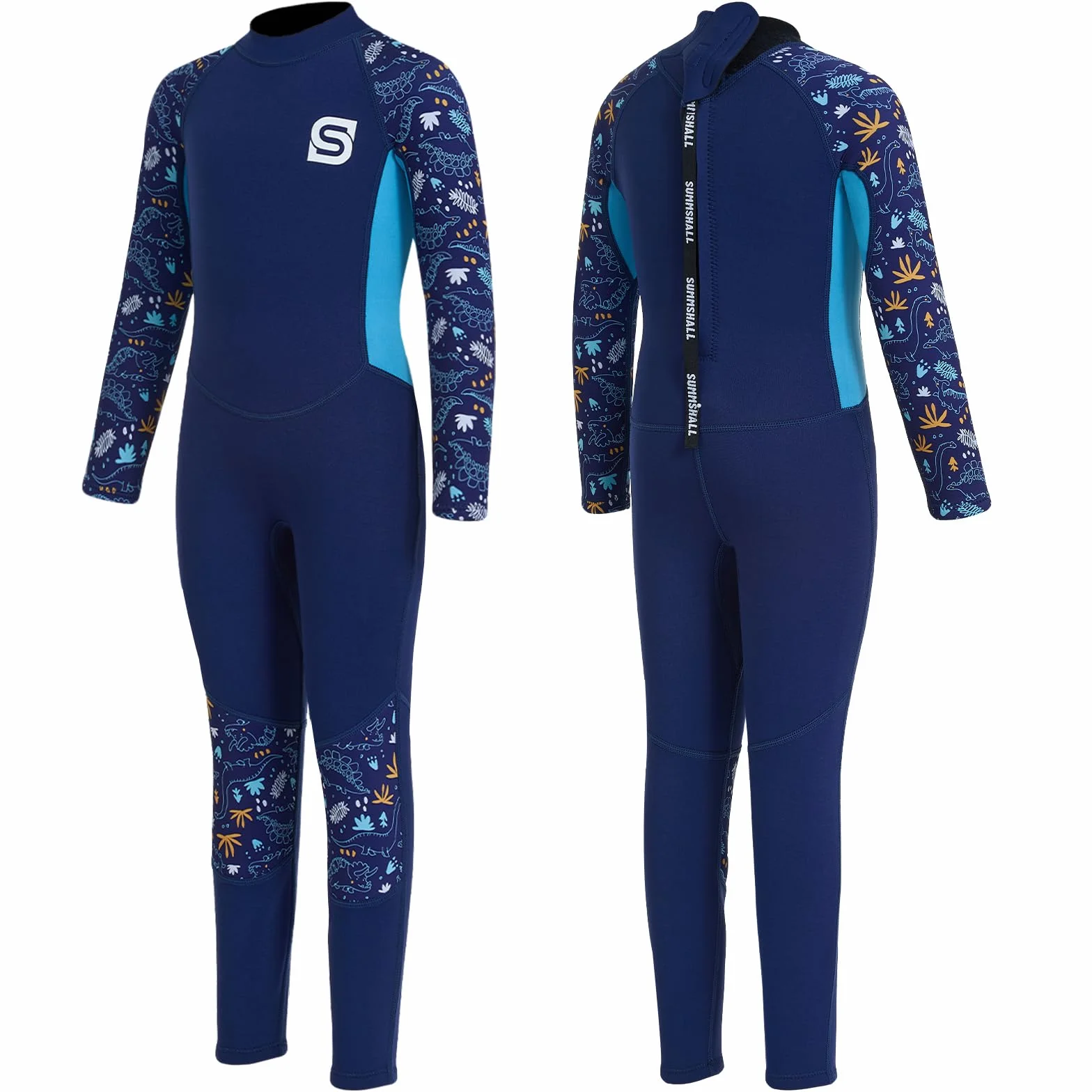 Neoprene Muta per Bambini 2mm Termica UPF50+ Protezione Solare Nuoto Surf Sport Acquatici