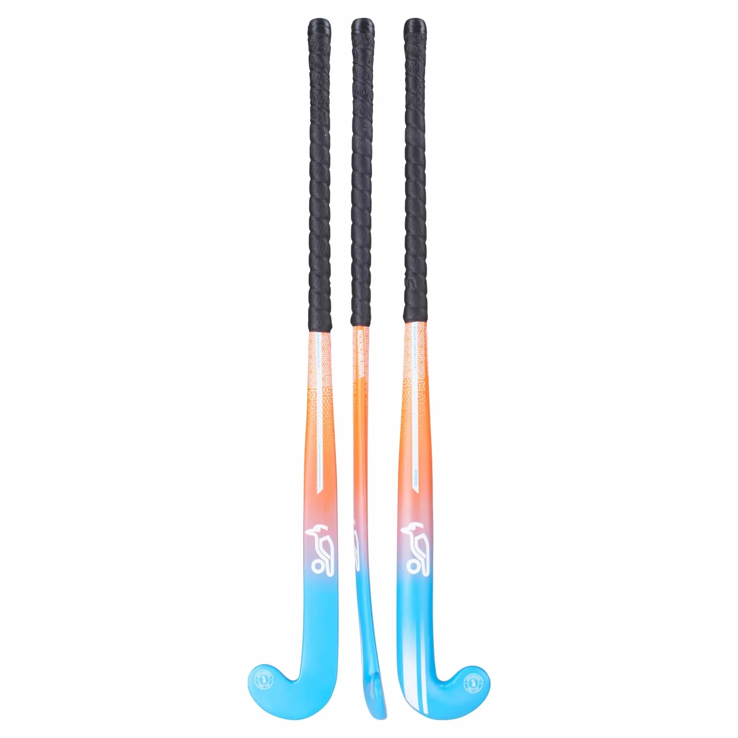 KOOKABURRA Strike Bastone da Hockey Junior, Arancione/Blu, 28"
