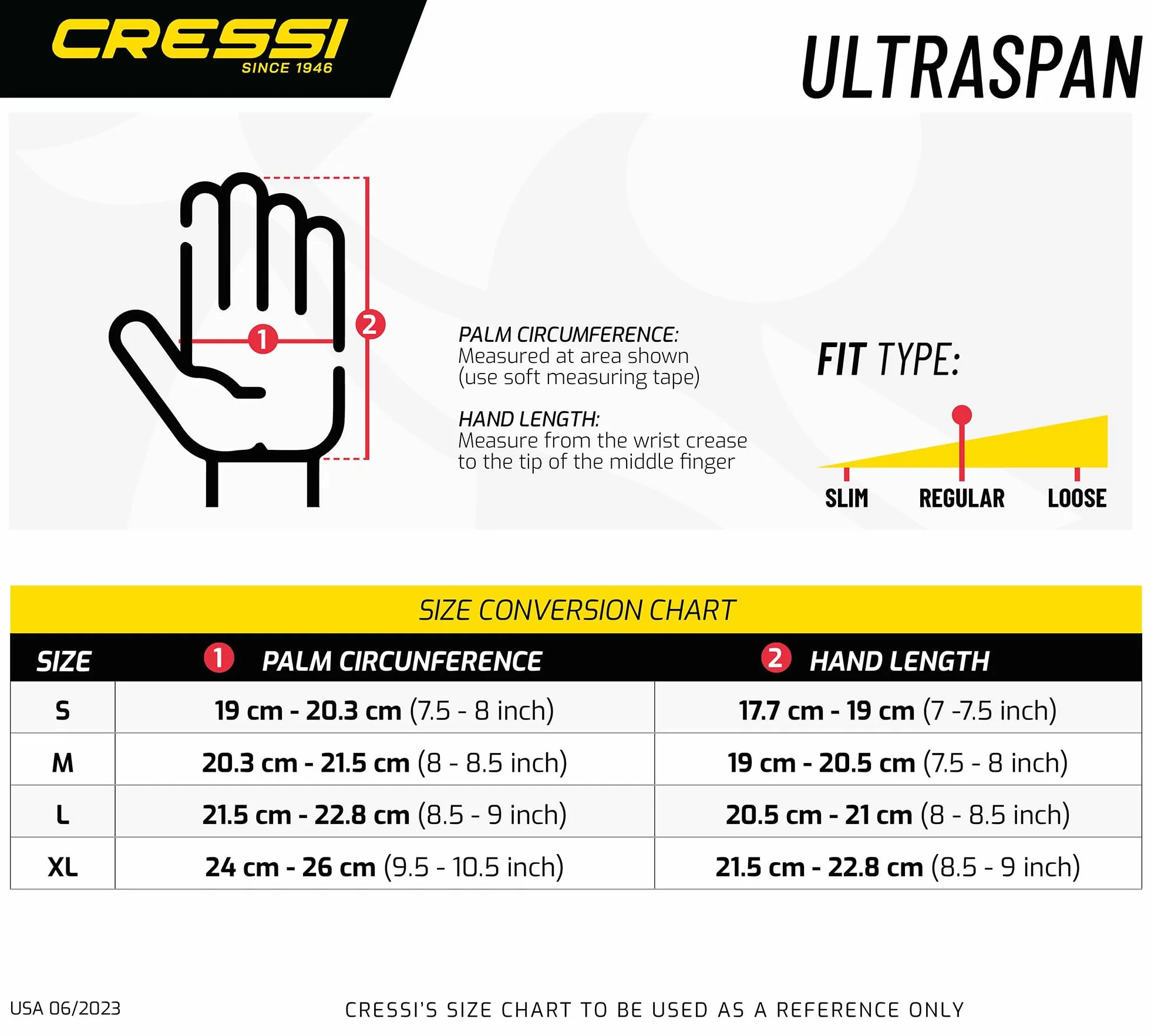 Cressi Utraspan Gloves - Guanti in Neoprene per Immersioni e Apnea