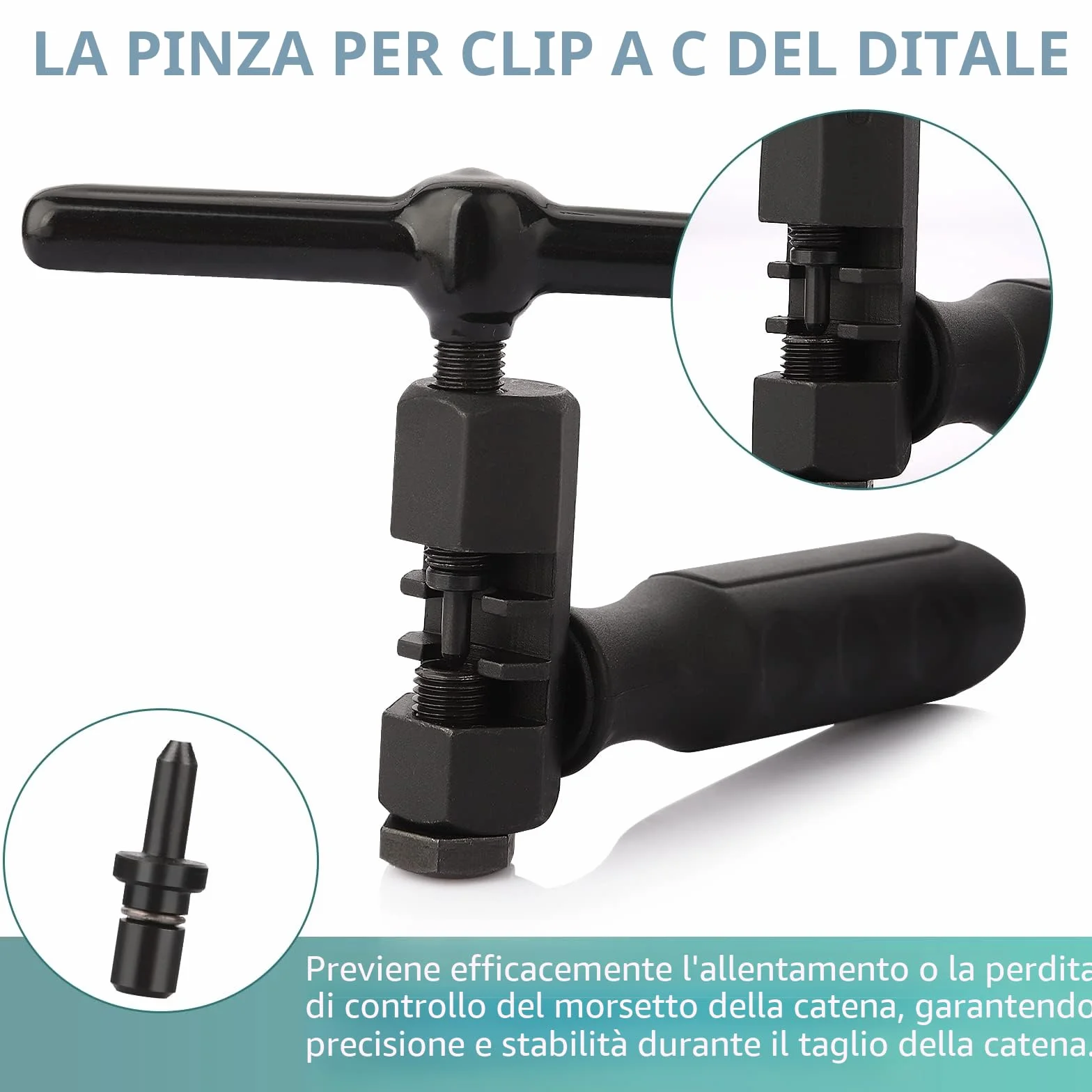 Homord Smagliacatena Bici Universale 5-12 Velocità Attrezzo Catena Bicicletta Rimuovere Installare