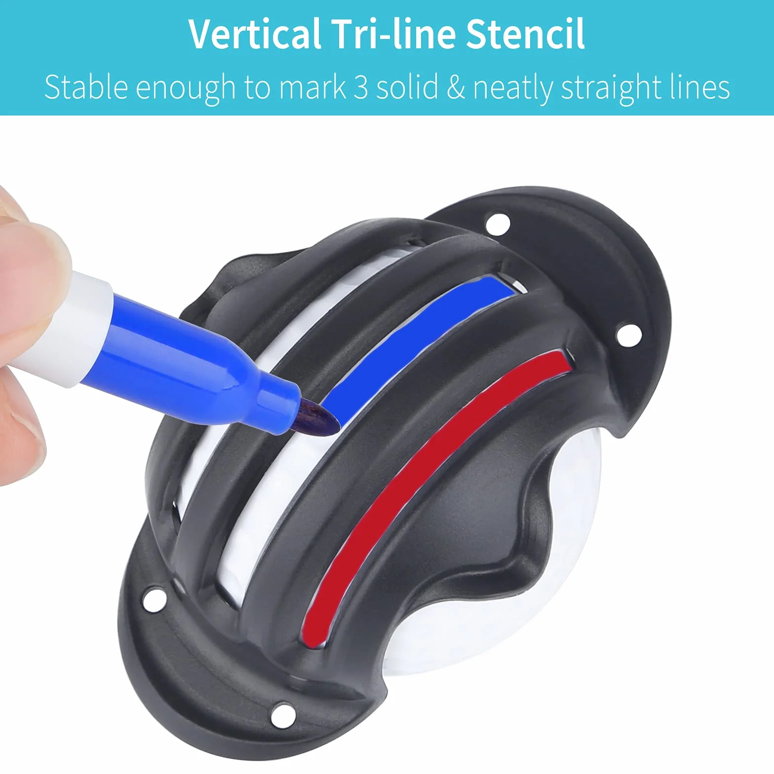 Uniclife Set di allineamento per Golf 2/4 Pezzi con Pennarelli Guide Massime Sagoma