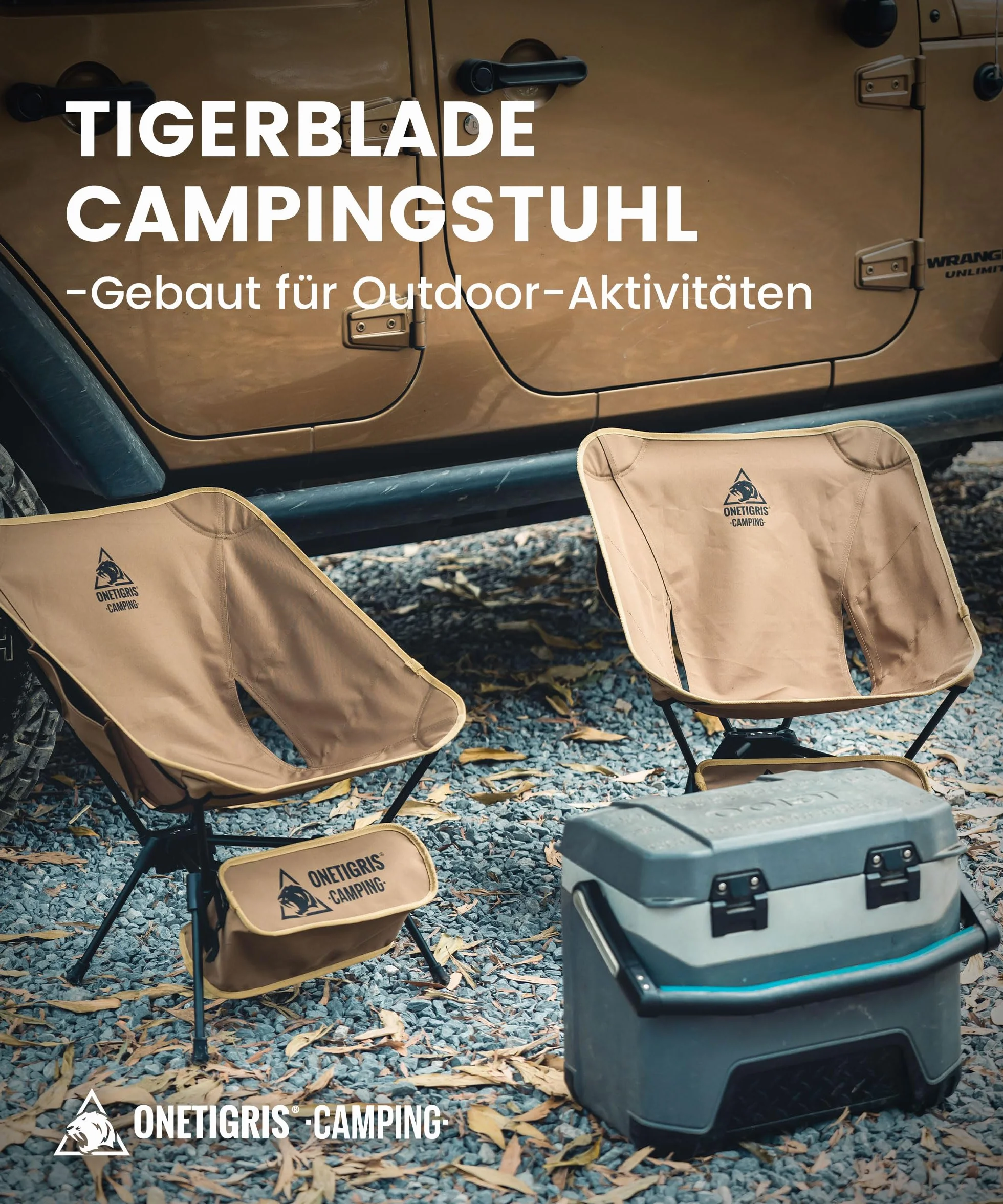 OneTigris Sedia da campeggio ZDY05-DE