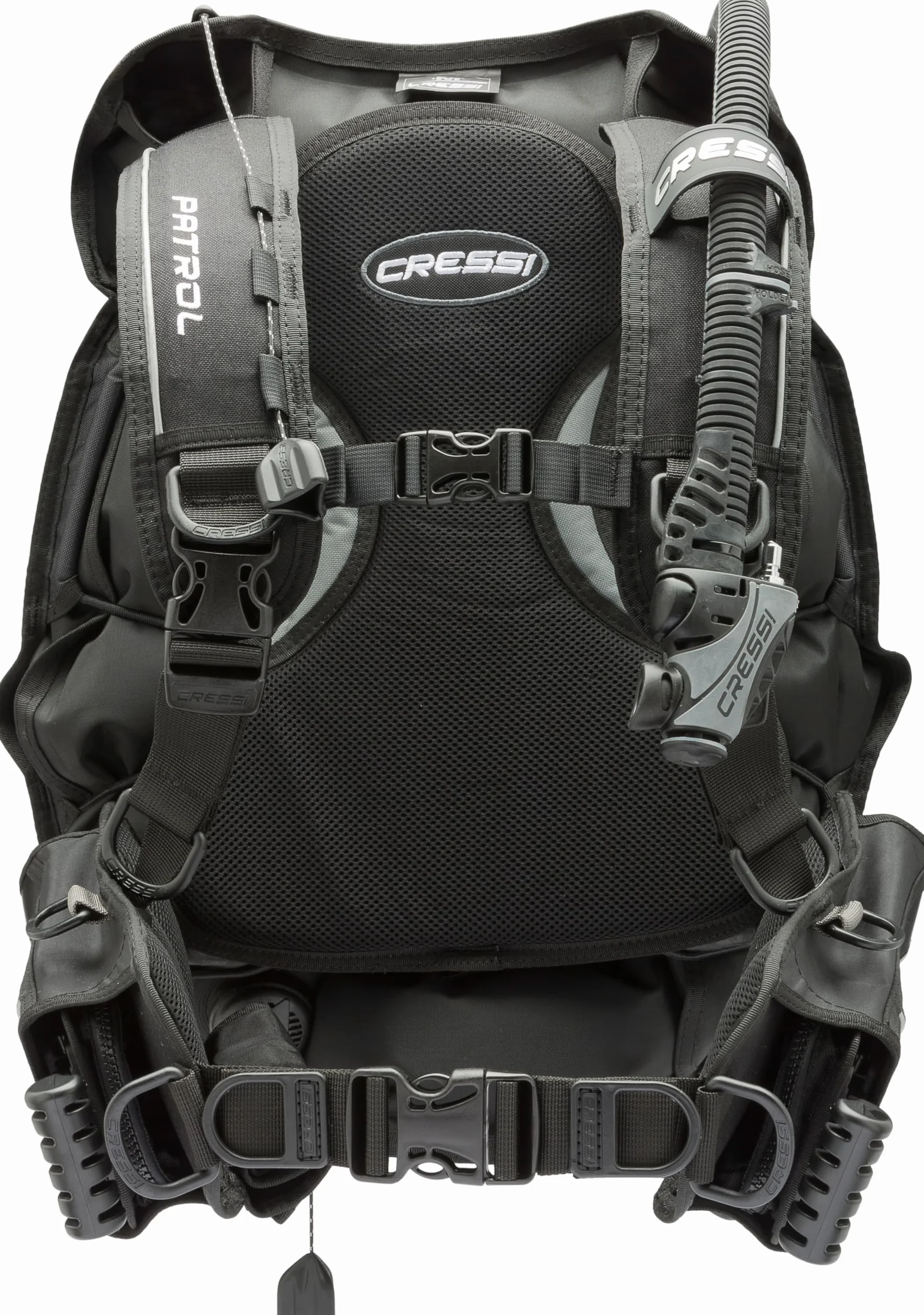 Cressi Patrol B.C.'D Giubbotto per Immersioni ad Assetto Variabile GAV Volume Posteriore Nero