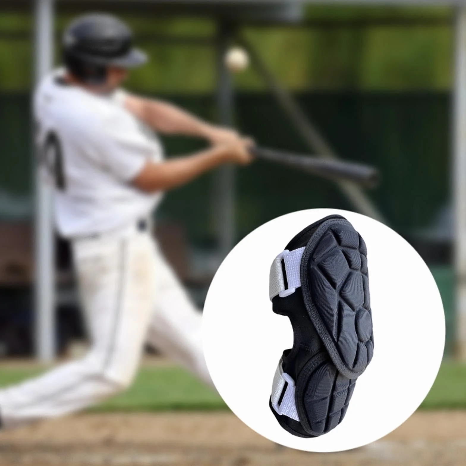 predolo Paragomito da Baseball, Versatile E Confortevole, Paraavambraccio Versatile, Paragomito da Softball, Paraspruzzi da Softball, Sport, Sport per, Nero