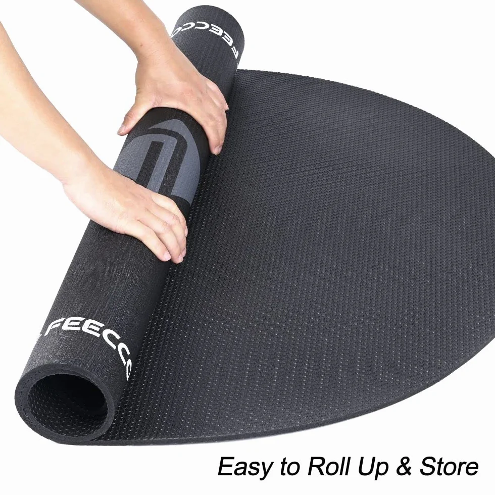 Feecco Tappetino per Corda per Saltare 137x91 cm 7 mm Ultra Spesso