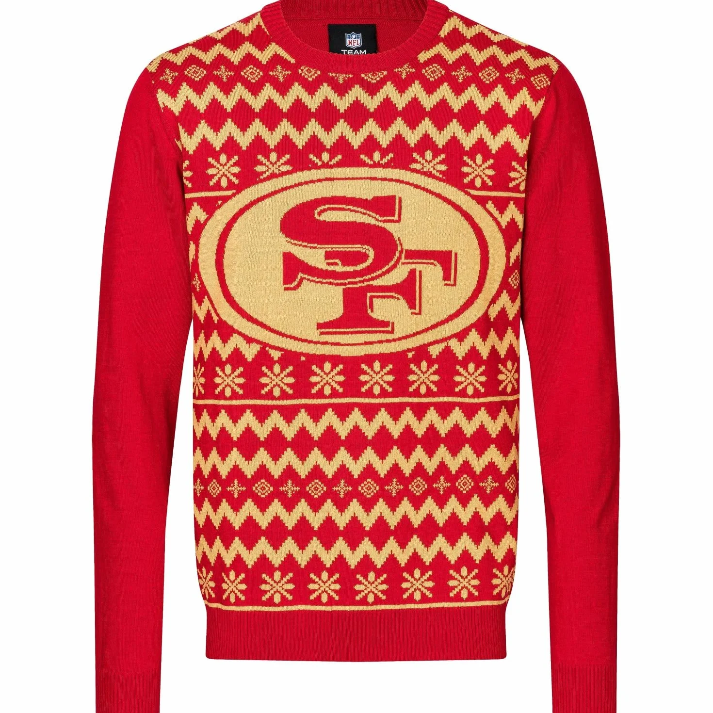 NFL San Francisco 49ers Ugly Sweater Big Logo Christmas Pullover