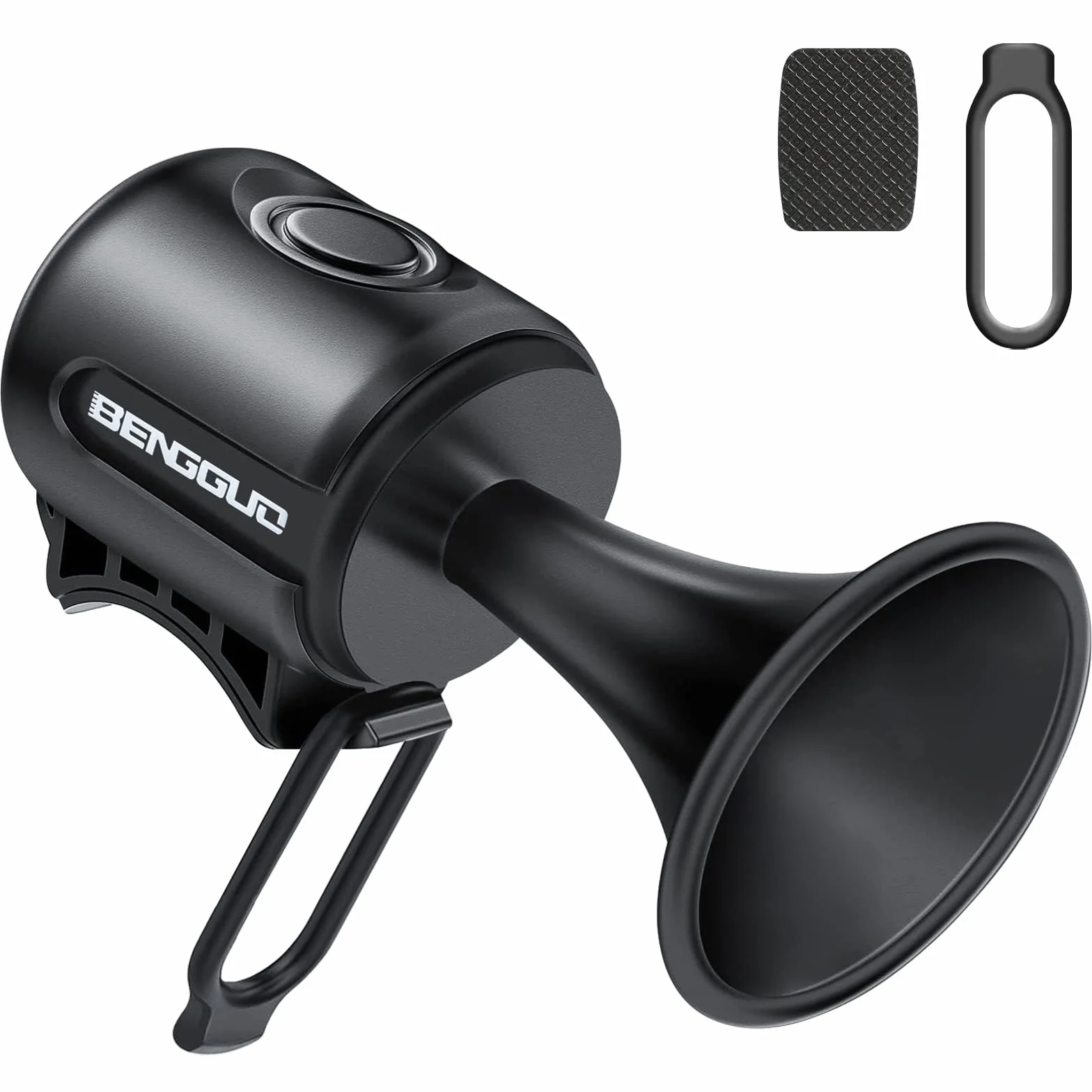Campanello per Bicicletta 120 dB IPX4, Clacson Elettrico Impermeabile per Manubri 15-30 mm, Nero