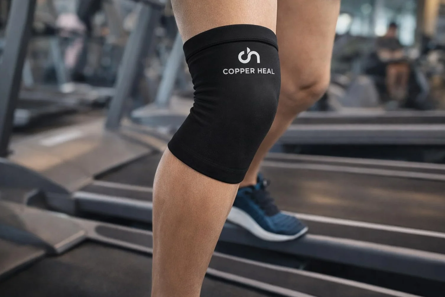 COPPER HEAL FASCIA COMPRIMENTE Ginocchiera Tutore Gomito Recupero Medico Infuso Rame Supporto Stiff Muscoli Articolazioni Tendinite Braccio Avvolgente XL