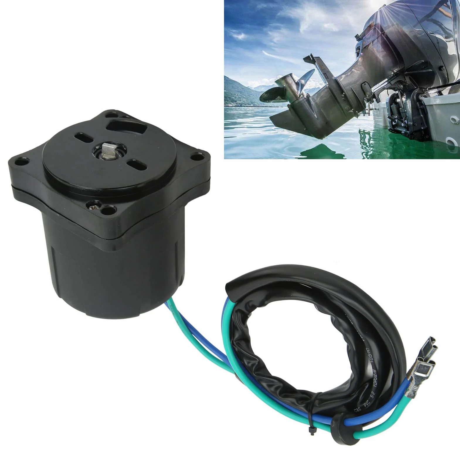 Motore Fuoribordo Reversibile 12V Power Trim 36120 ZY9 013 Antiruggine