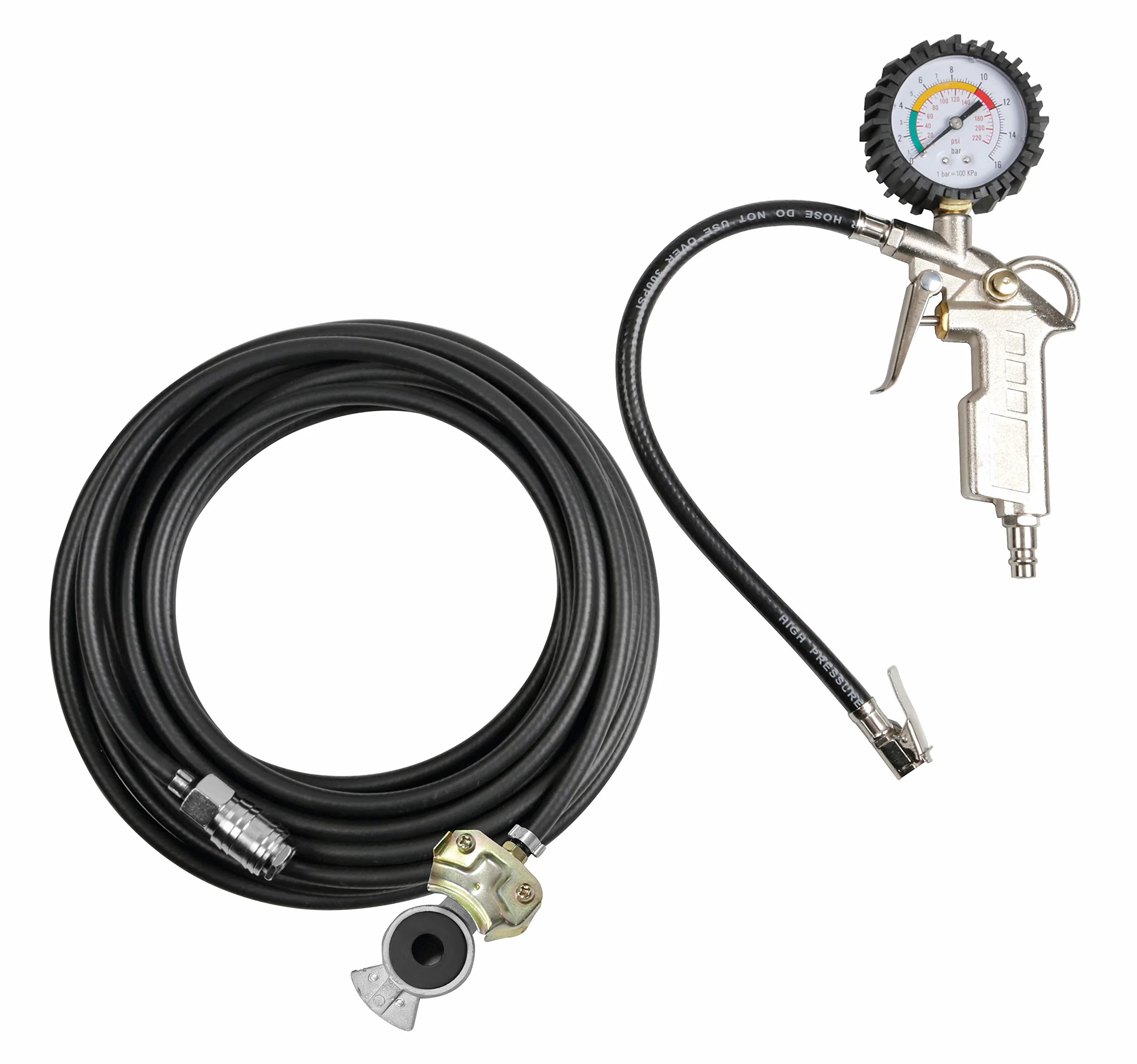 Lampa 97192 Kit Gonfiaggio Pneumatici per Collegamento Impianto Pneumatico, 6mm Ø