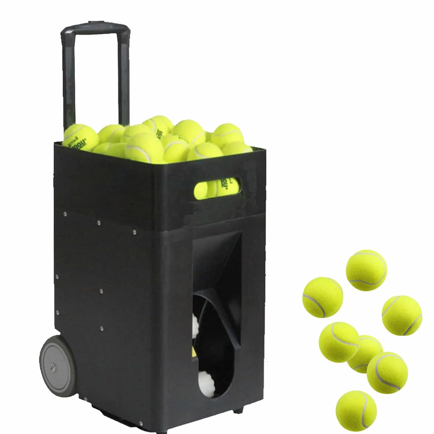Lanciapalle Tennis Automatica Macchina 50 Palline Portatile Telecomando App