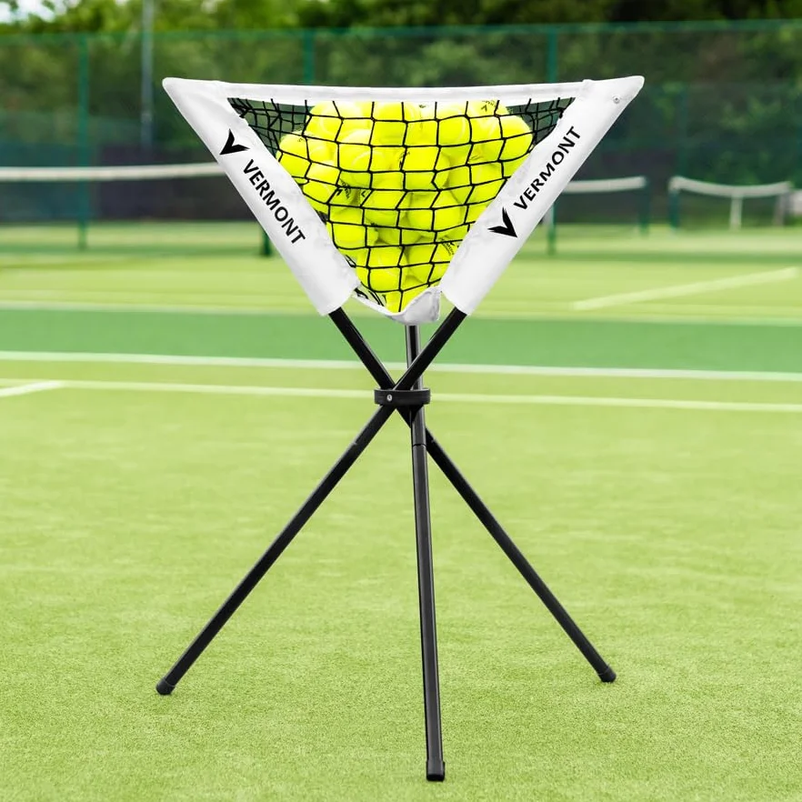 Vermont Cestino pieghevole portatile per palline da tennis fino a 80