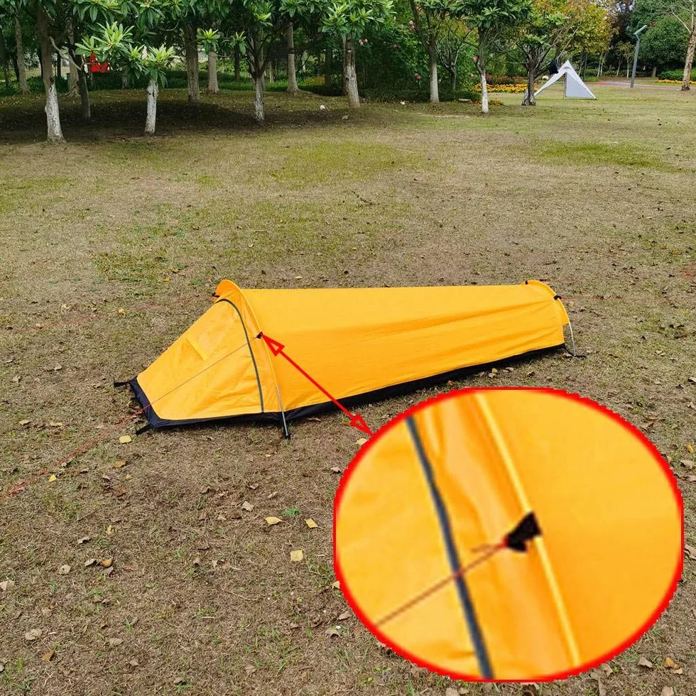 Tenda da biwak ultraleggera impermeabile per viaggi all'aria aperta