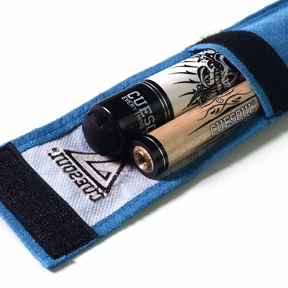 CUESOUL Rockin Serie 57 21 oz Maple Pool Cue Stick Set with Joint Protector and Cue Cloth