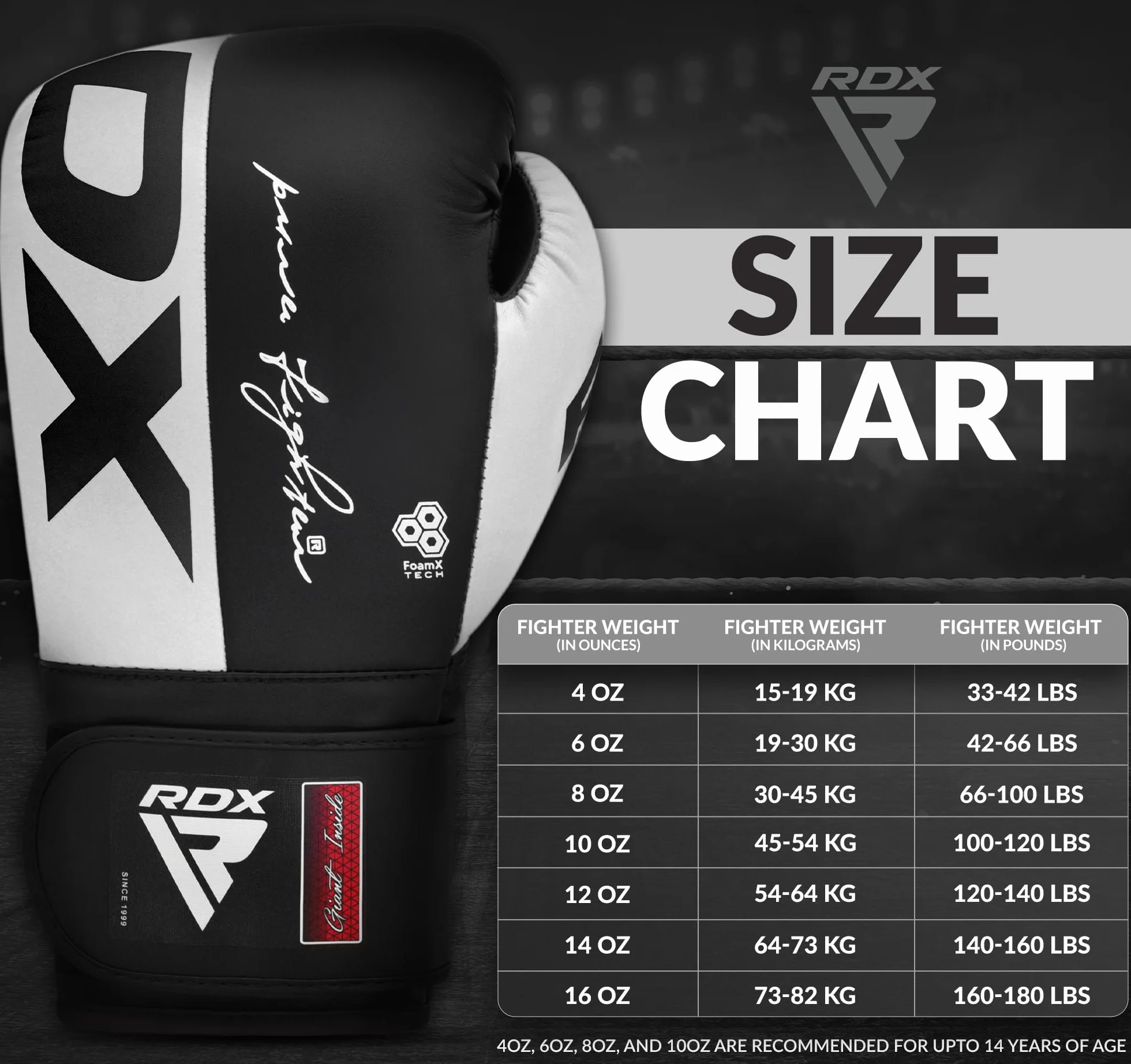 RDX Guantoni da Boxe Maya Hide Pelle Allenamento per Muay Thai Sparring 8 10 12 14 16 OZ