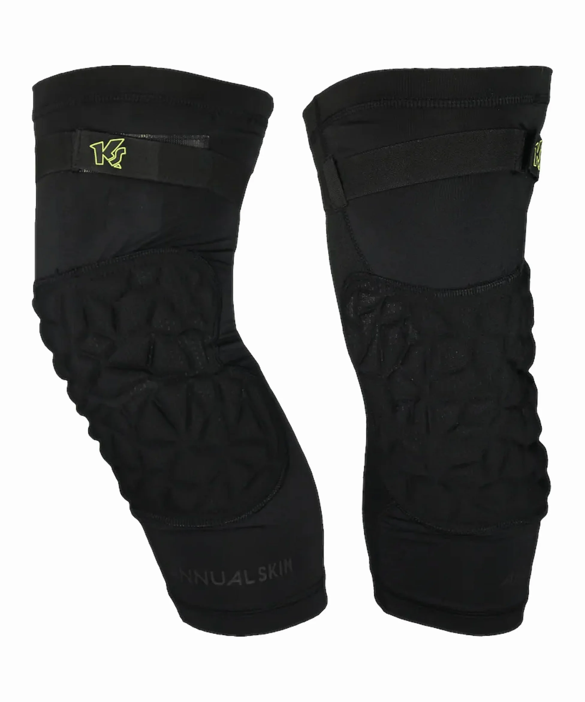 KEEPERsport Ginocchiere Knee Guards - Protezione per tutti gli sport, vestibilità regolabile, ammortizzante, antiscivolo, confortevole, unisex, nero, taglia M