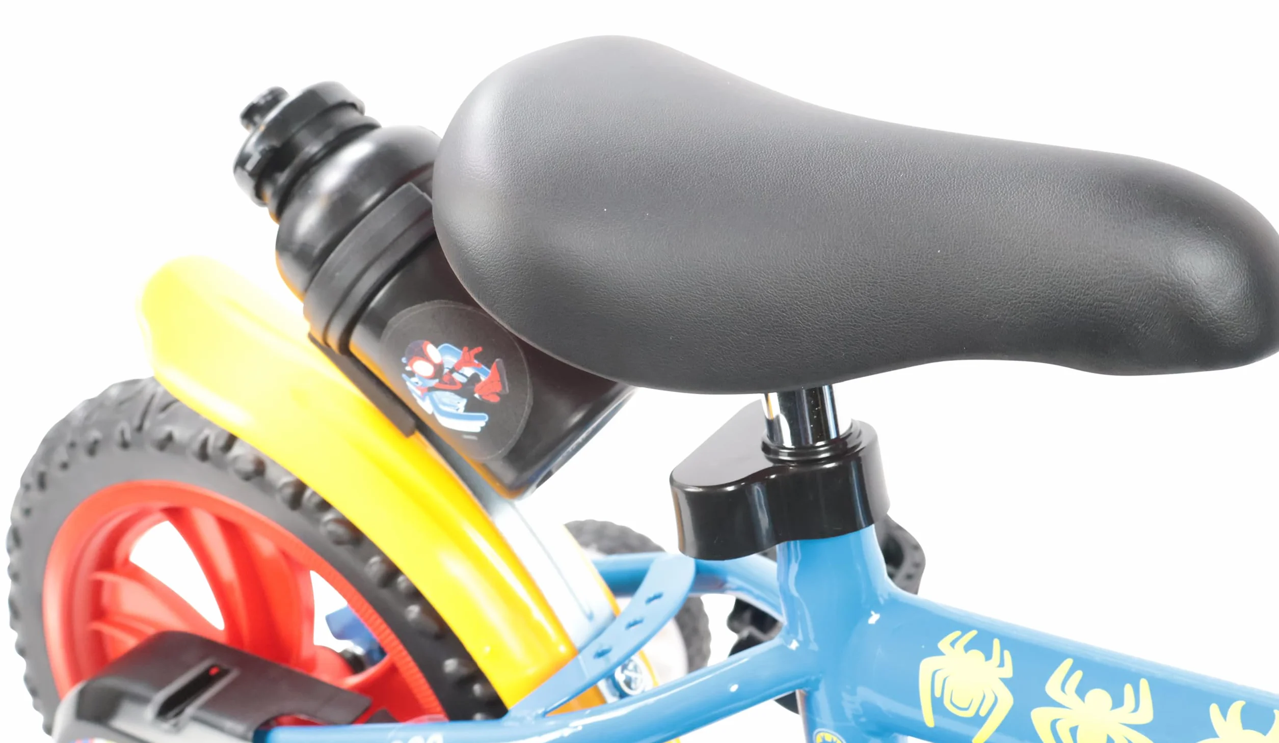 Denver Bicicletta Bambino 12 Pollici Spidey, 2-4 Anni, Rotelle, Freno Caliper, Telaio Acciaio, Ruote EVA