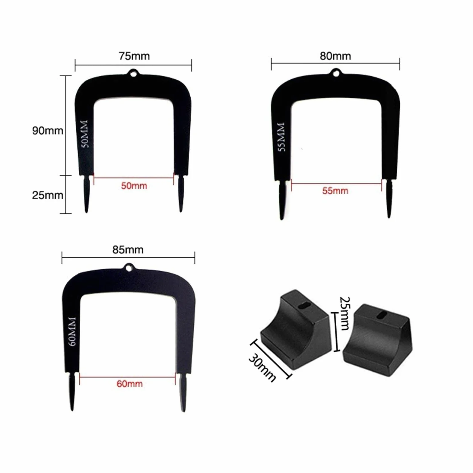 Baoblaze 3Pcs Cancelli per Putting da Golf, Porta per Putter in Metallo